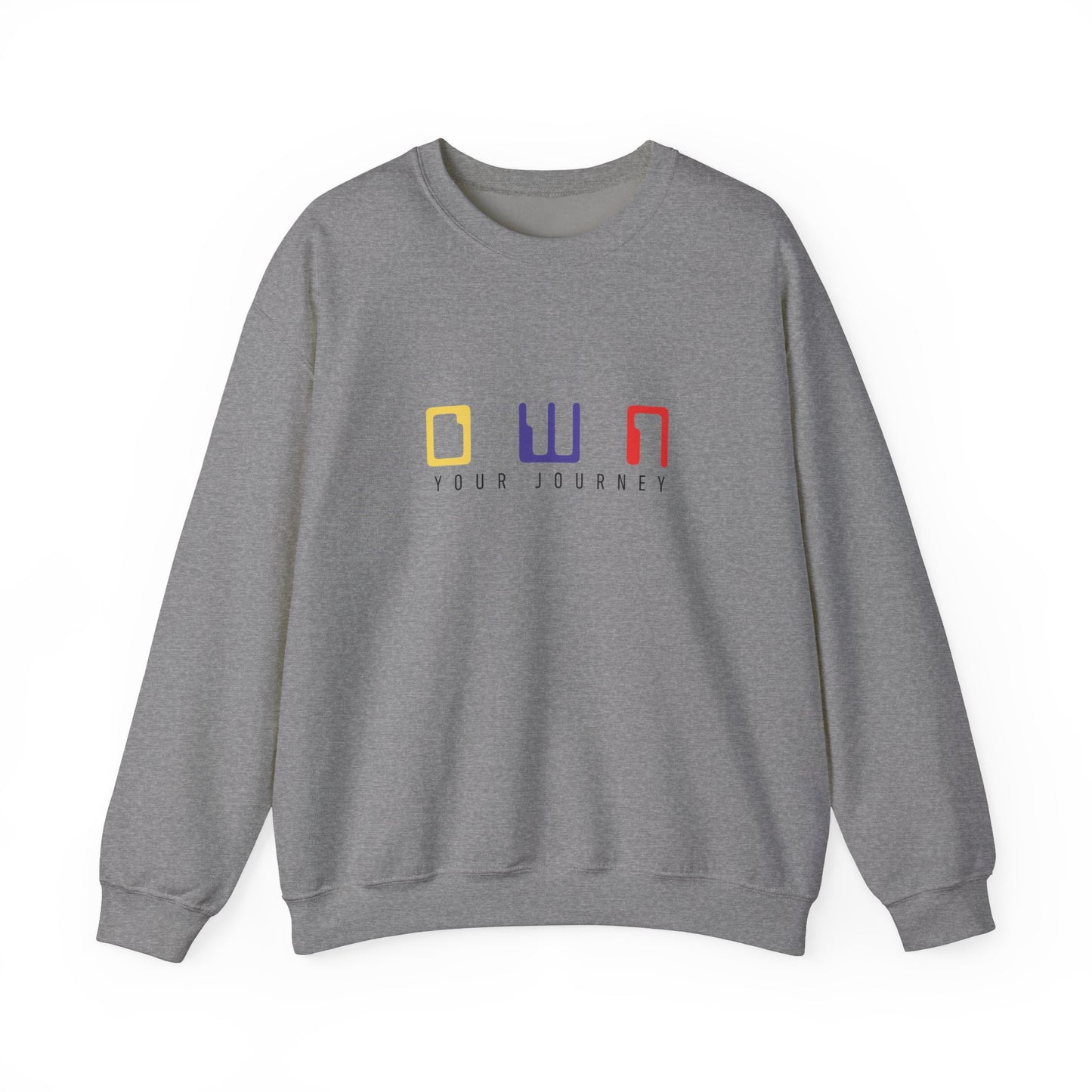 Men's Crewneck Sweatshirt - Own Your Journey Design