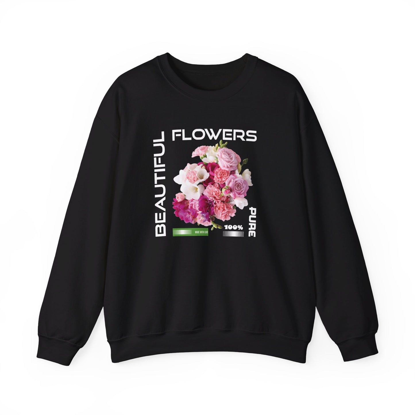 Beautiful Flowers Crewneck Sweatshirt