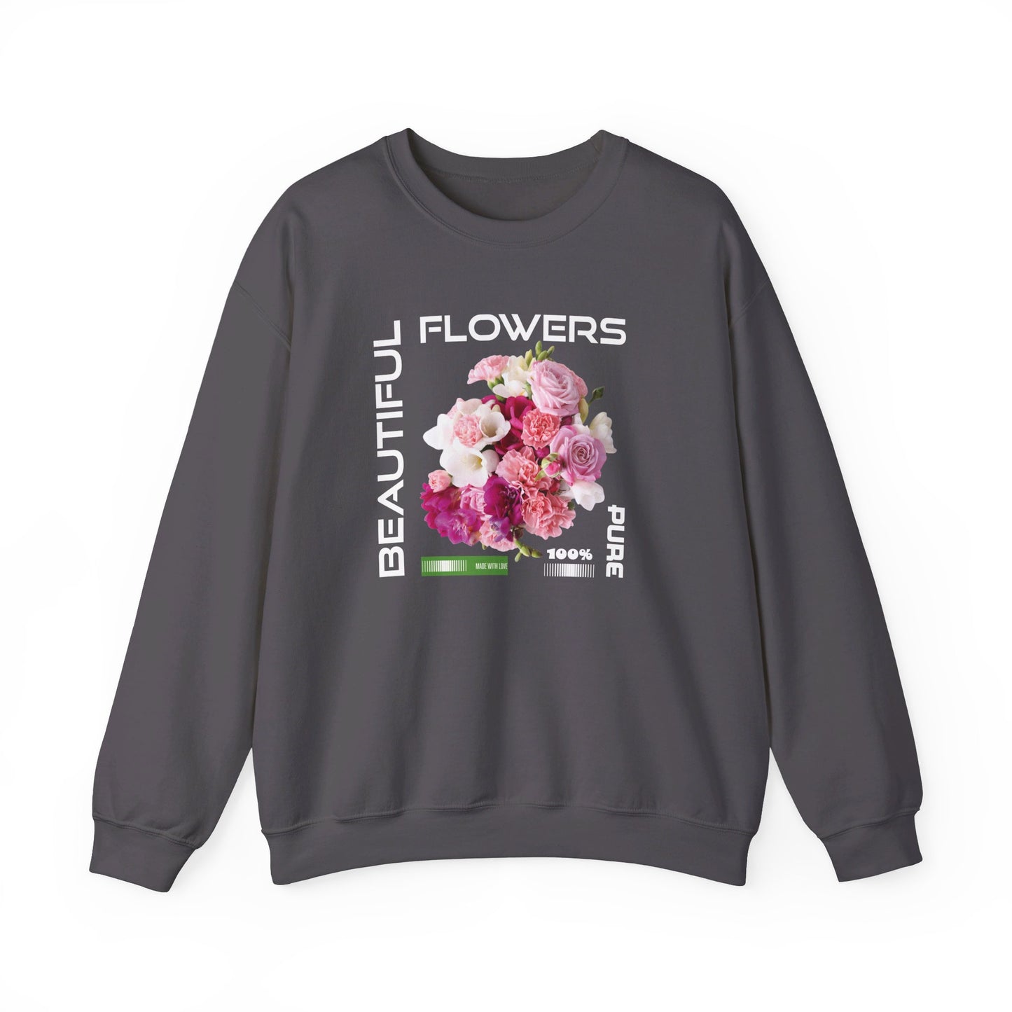 Beautiful Flowers Crewneck Sweatshirt