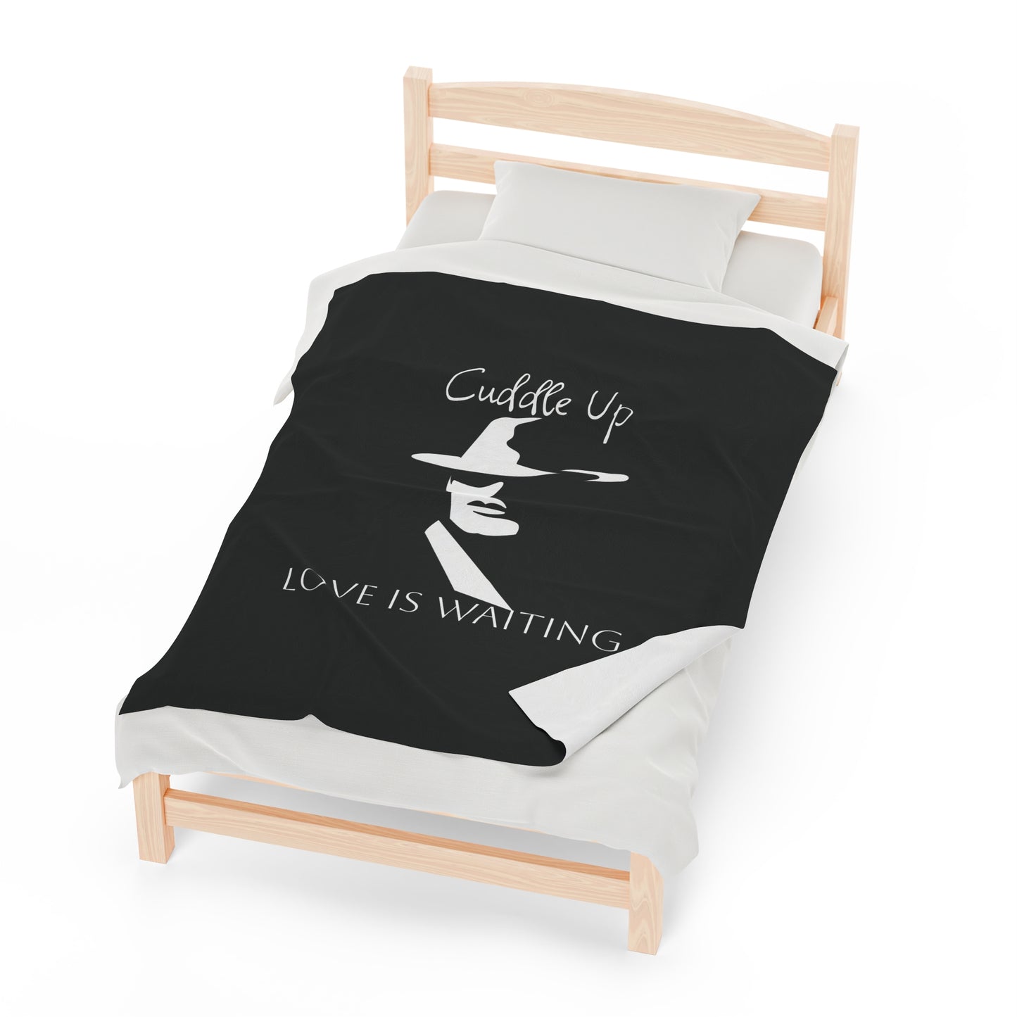Velveteen Plush Blanket, Gentleman Print Elegant Cuddle Up Throw