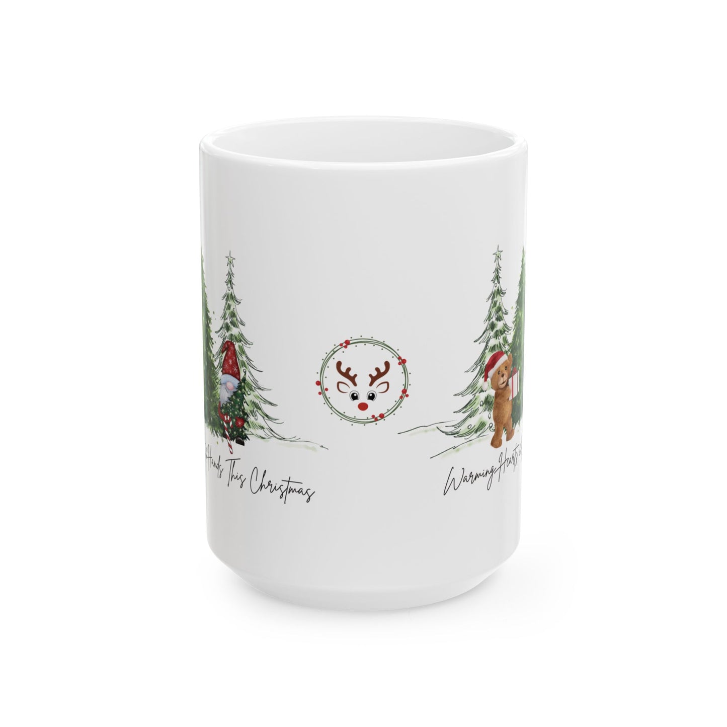 'Warming Hearts and Hands This Christmas' Mug 11oz, 15oz