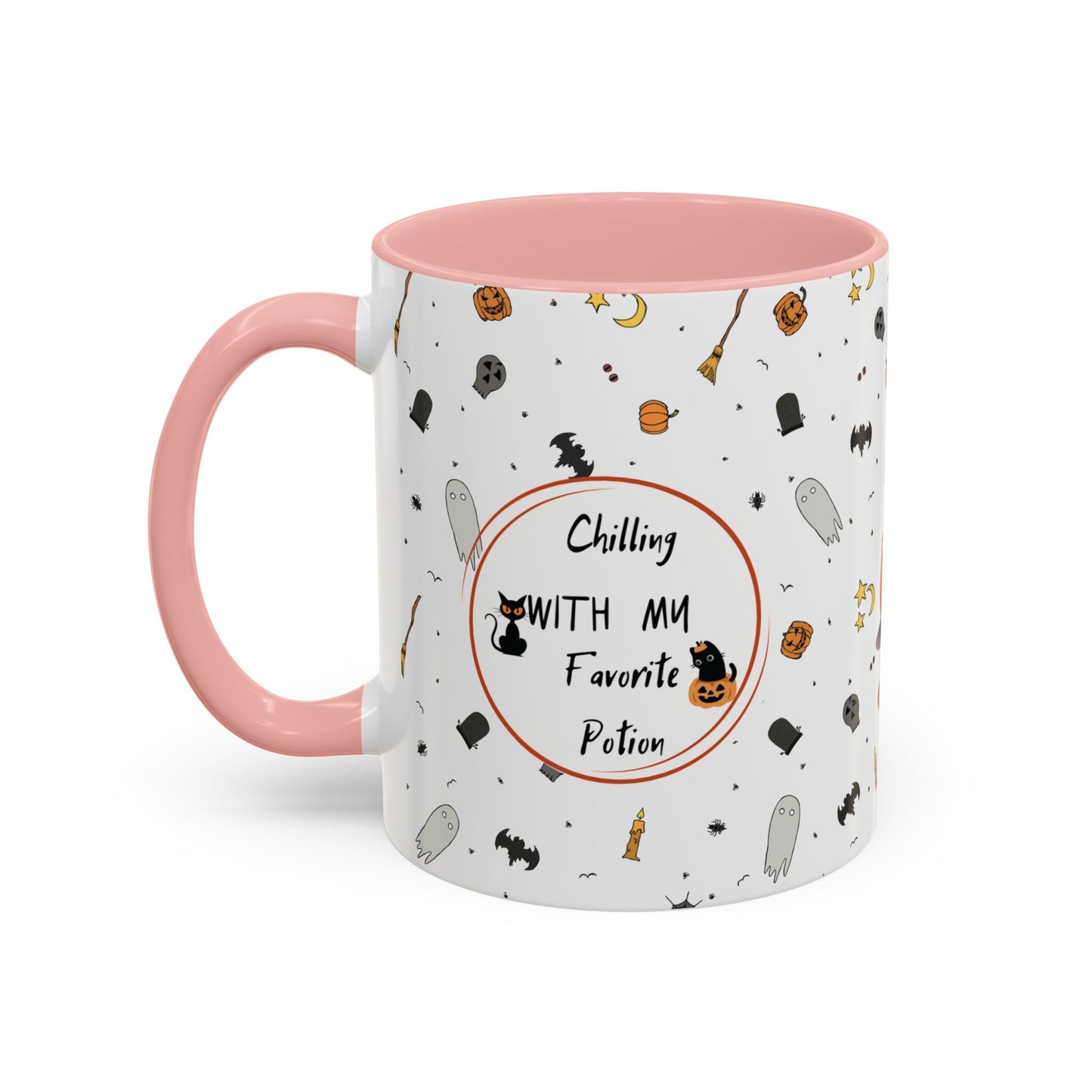 'Chilling with my favorite potion' mug (11, 15oz)