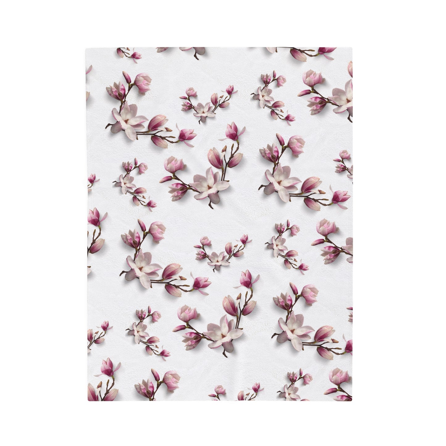 Floral Velveteen Plush Blanket