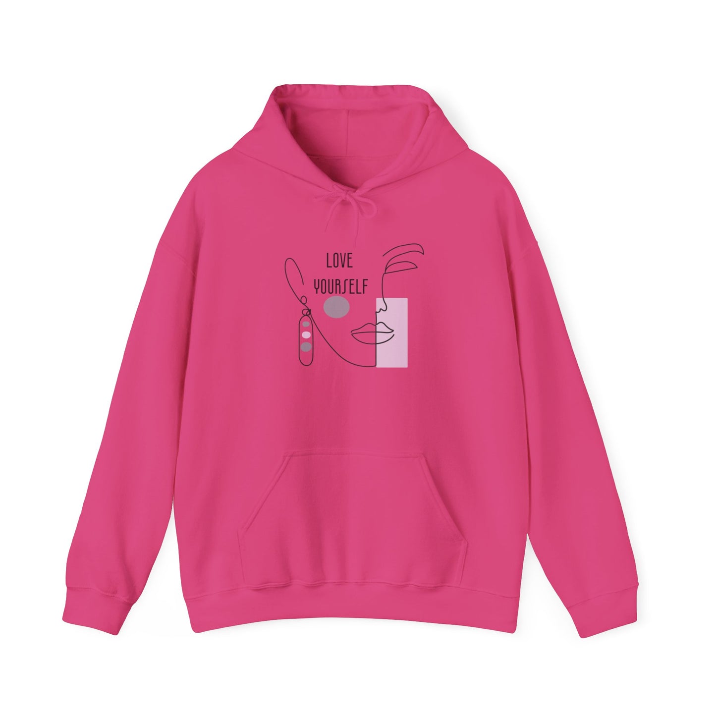 "Love yourself" Hooded Sweatshirt