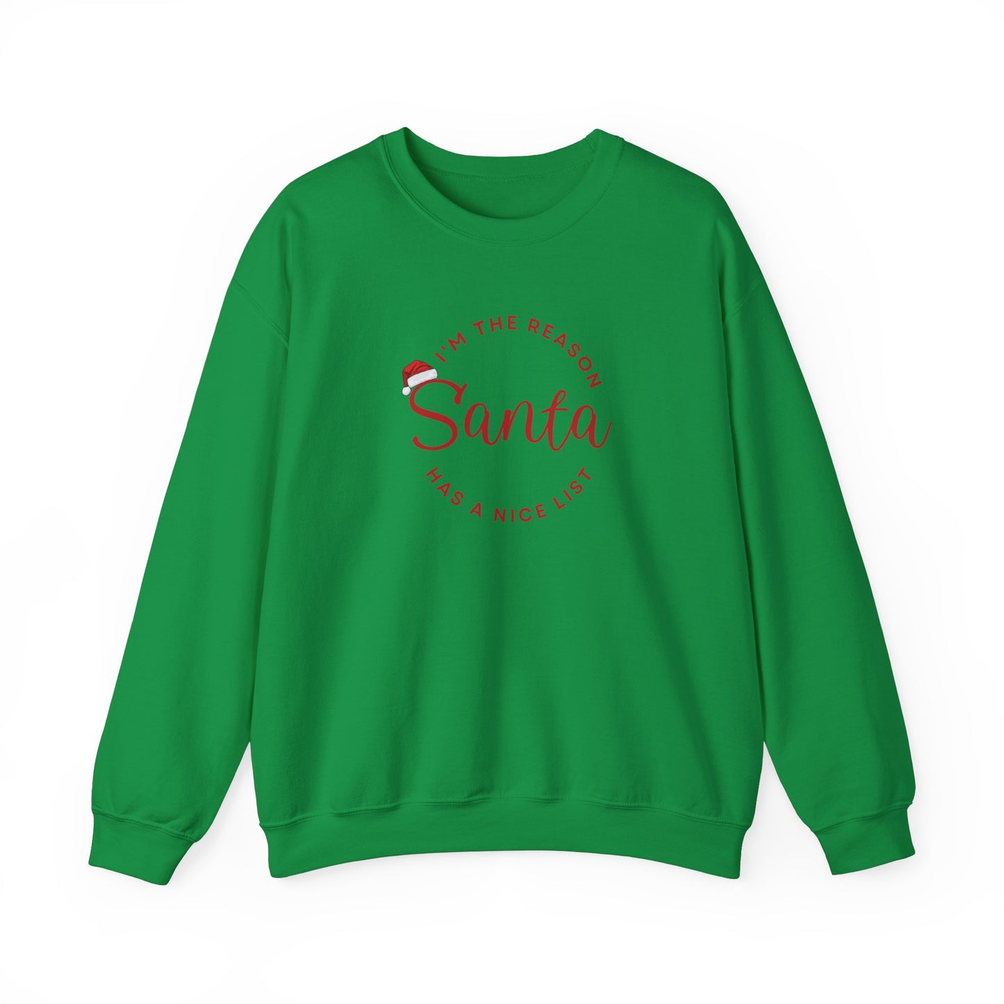 Unisex  Sweatshirt with a "Santa" quote on