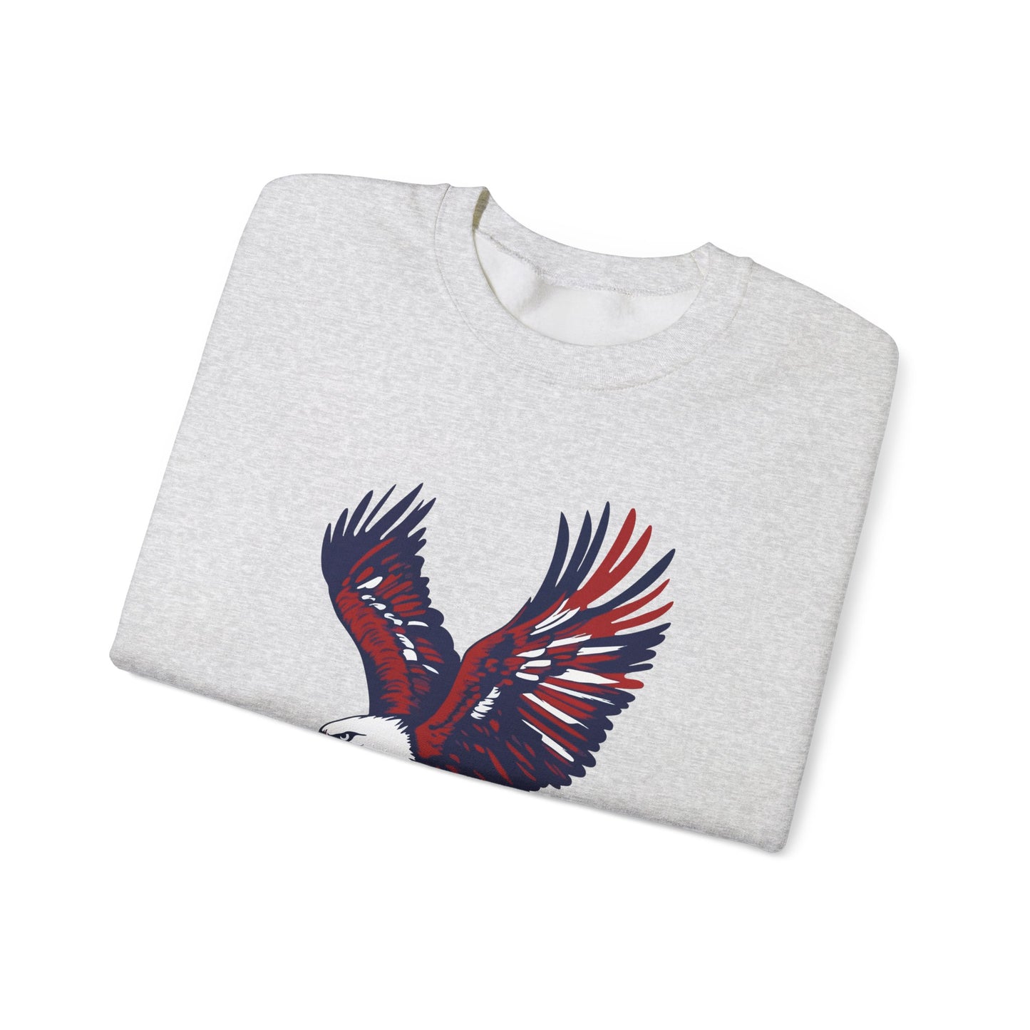 Vintage American Eagle Crewneck Sweatshirt – Retro Patriotic Graphic Fleece Pullover