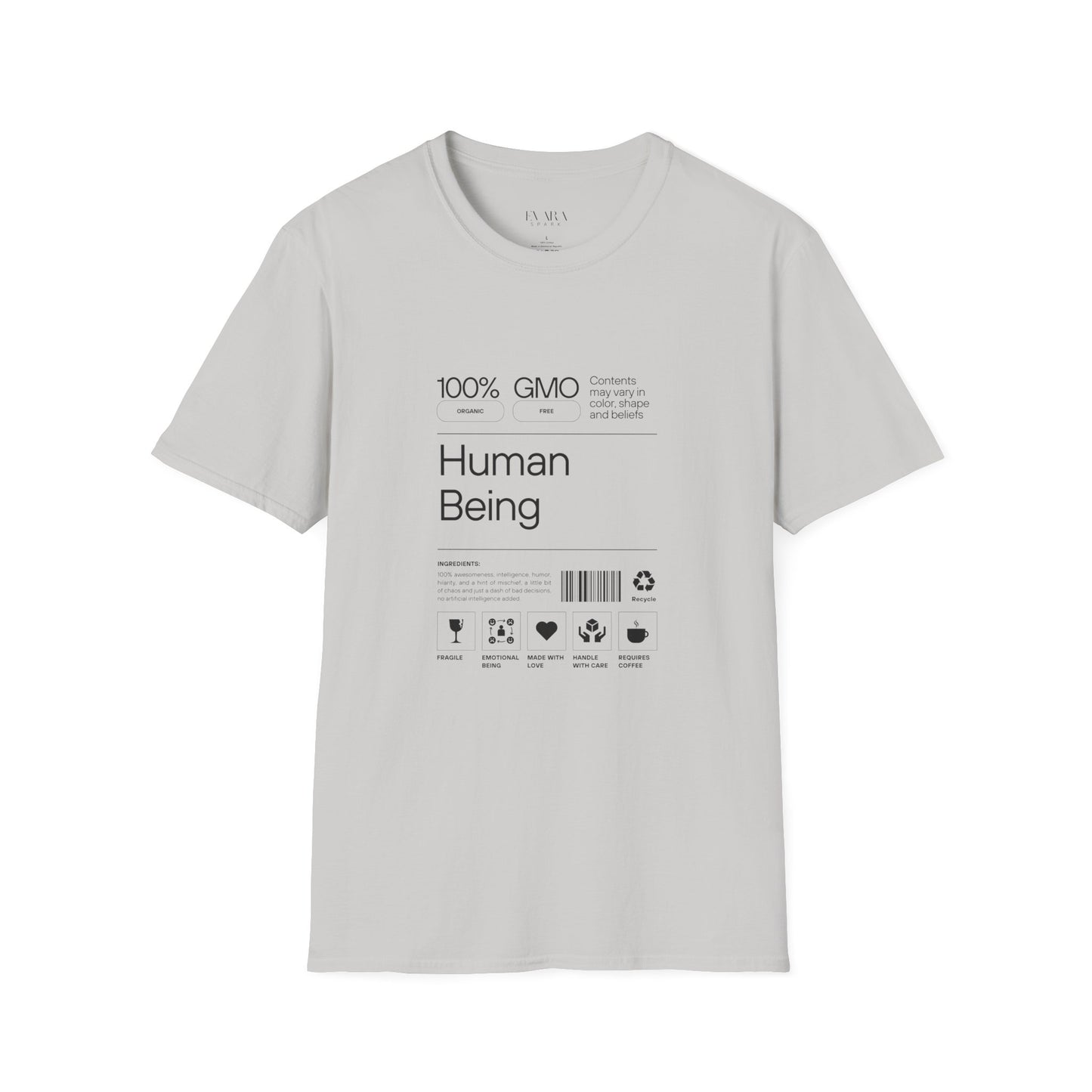 'Human Being' Unisex T-Shirt - Funny Graphic Tee for Everyday Wear