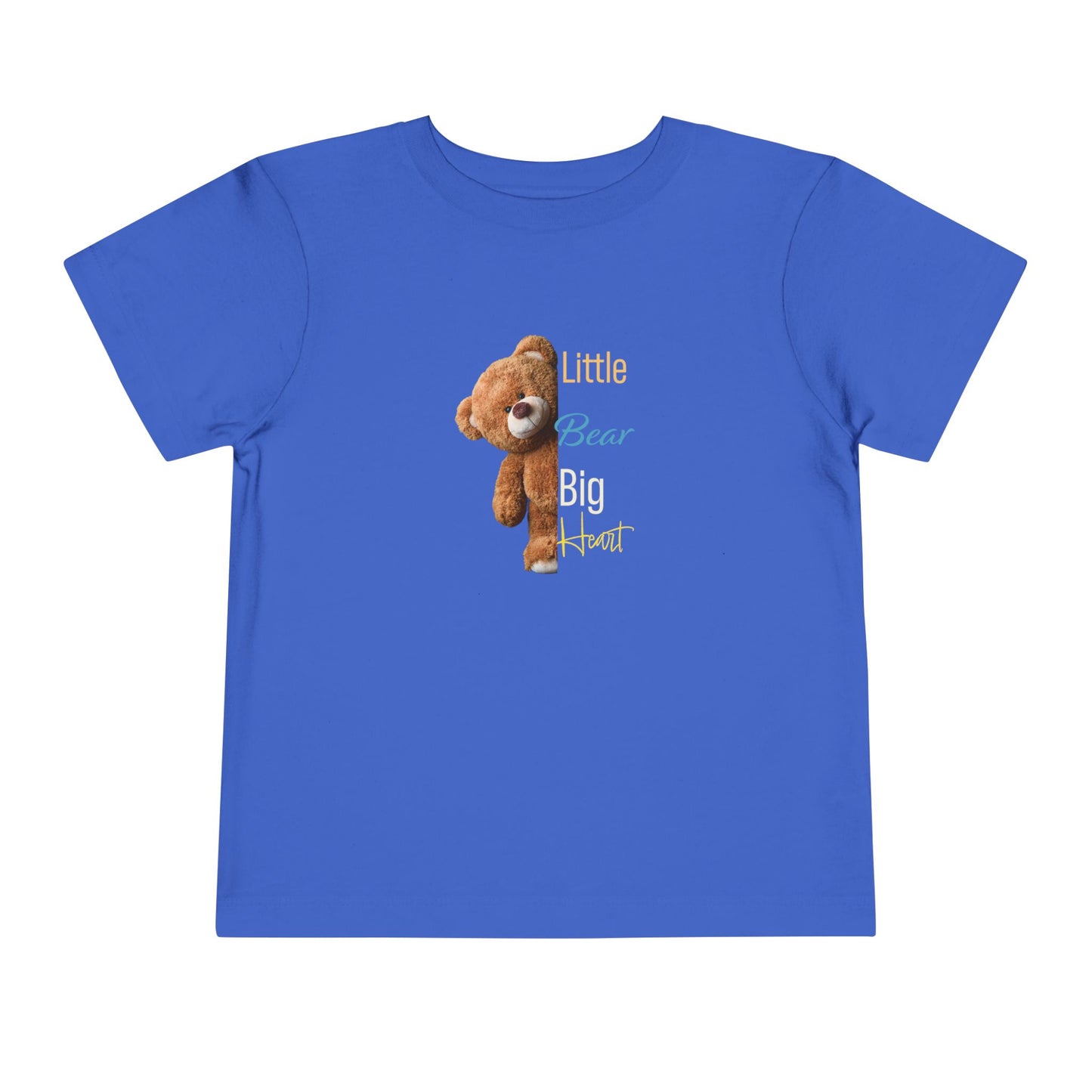 Toddler Short Sleeve Cute Teddy  Tee