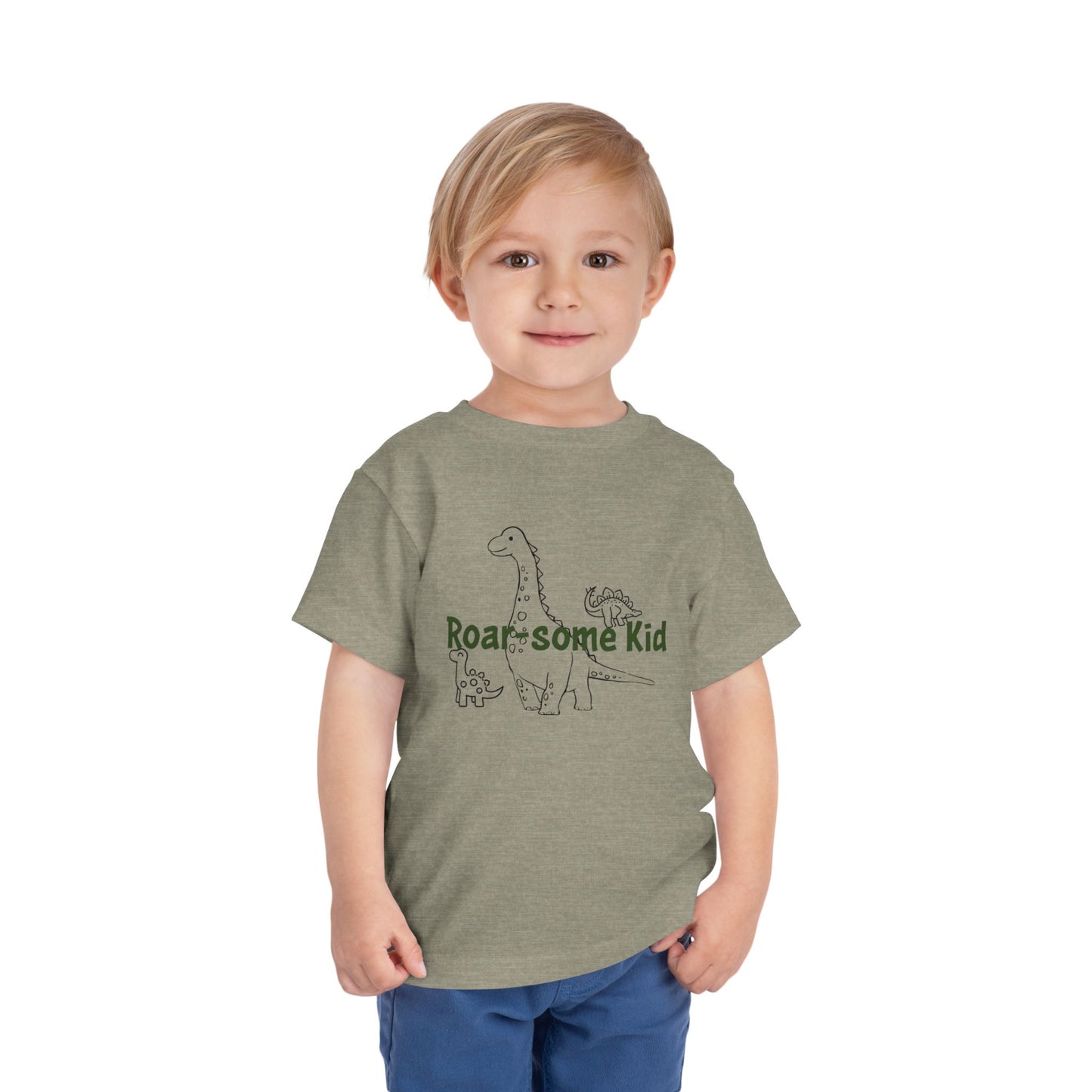 Toddler Short Sleeve Dinosaur Tee