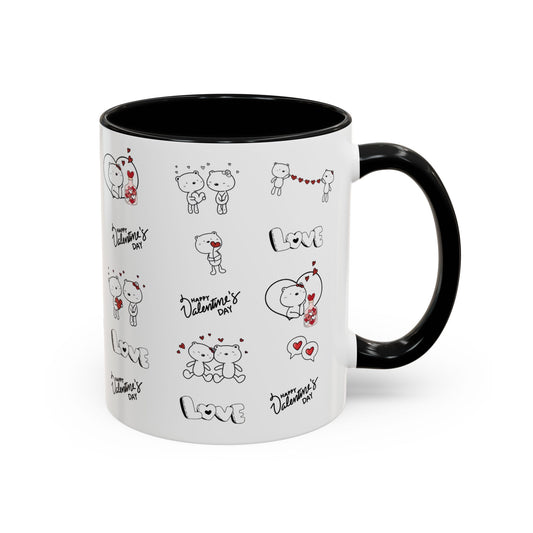 'Sipping on Love' Accent Mug