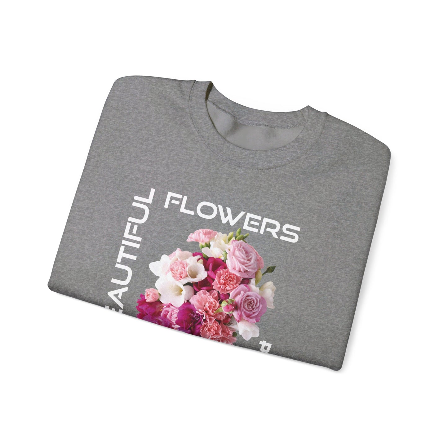 Beautiful Flowers Crewneck Sweatshirt