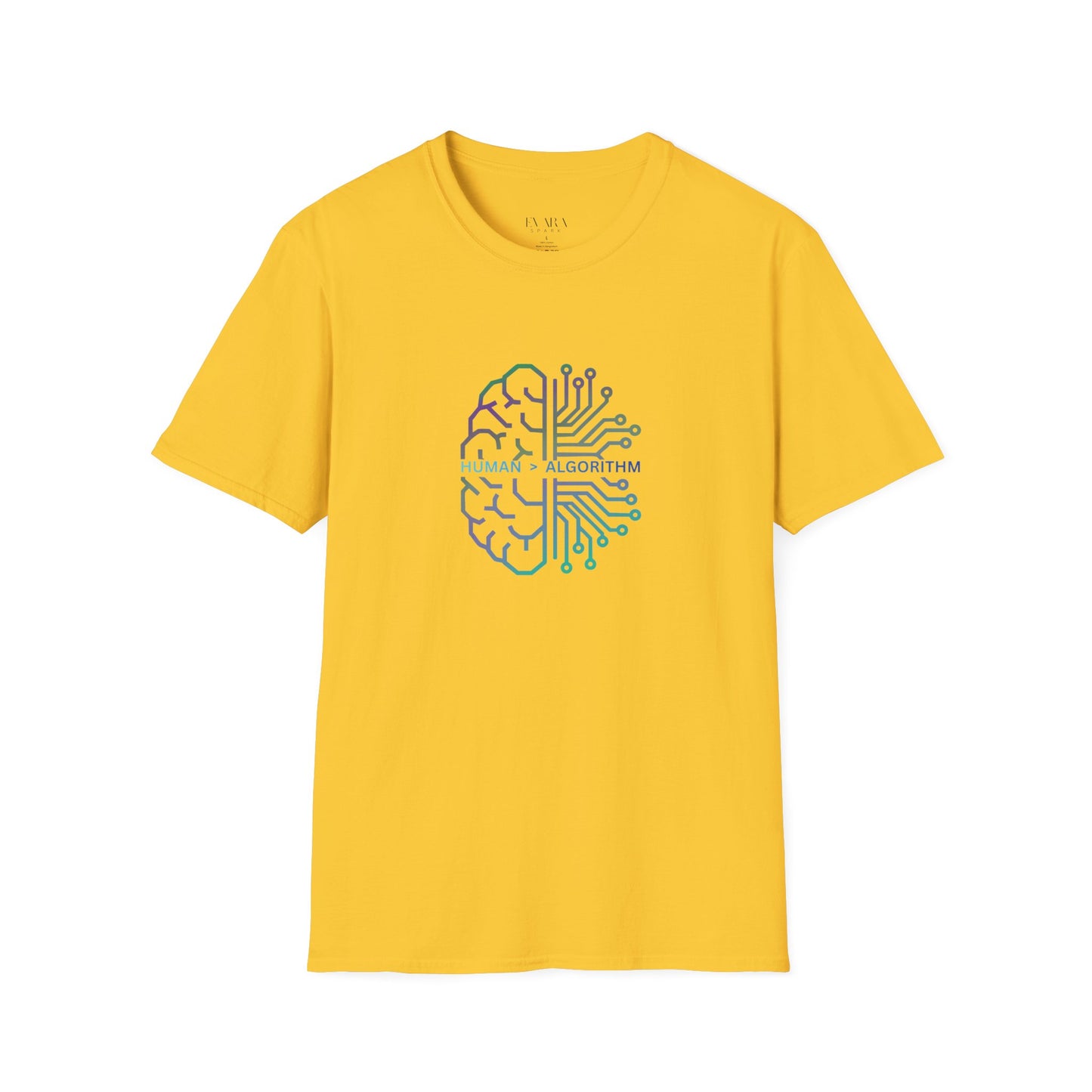 Human > Algorithm Unisex Graphic T-Shirt – Digital Soul Collection