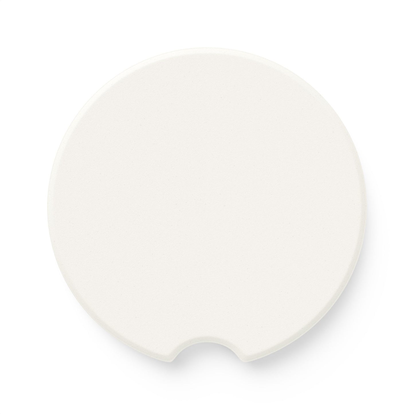 Artistic Soapstone Car Coaster - Modern Face Design