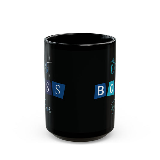 'Best Boss Ever 'Black Mug (15oz)