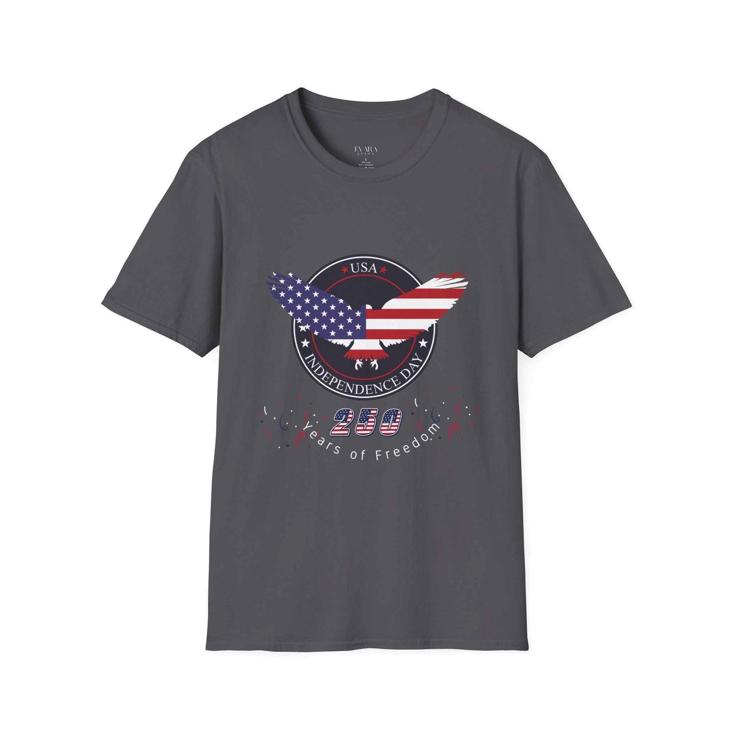 American Flag Eagle T-Shirt- USA Independence Day Patriotic Tee