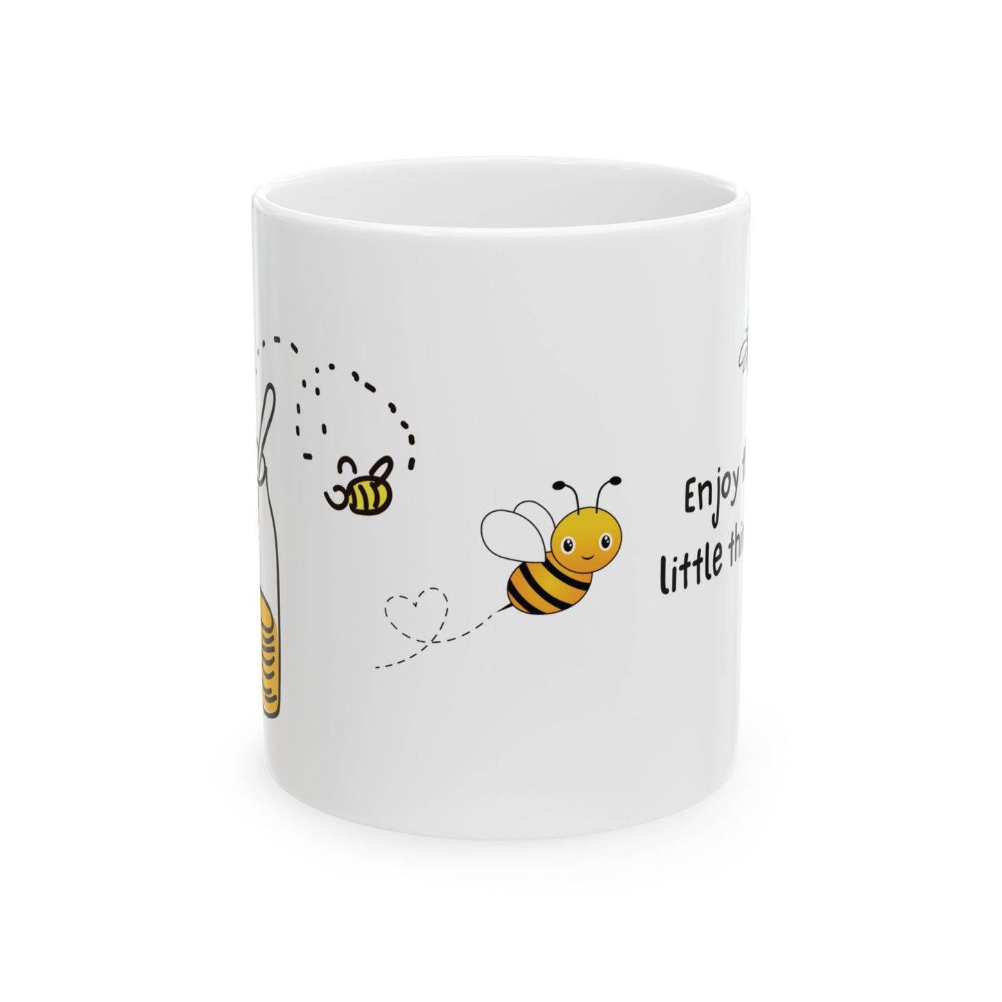 Enjoy Little Things Quote Ceramic Mug