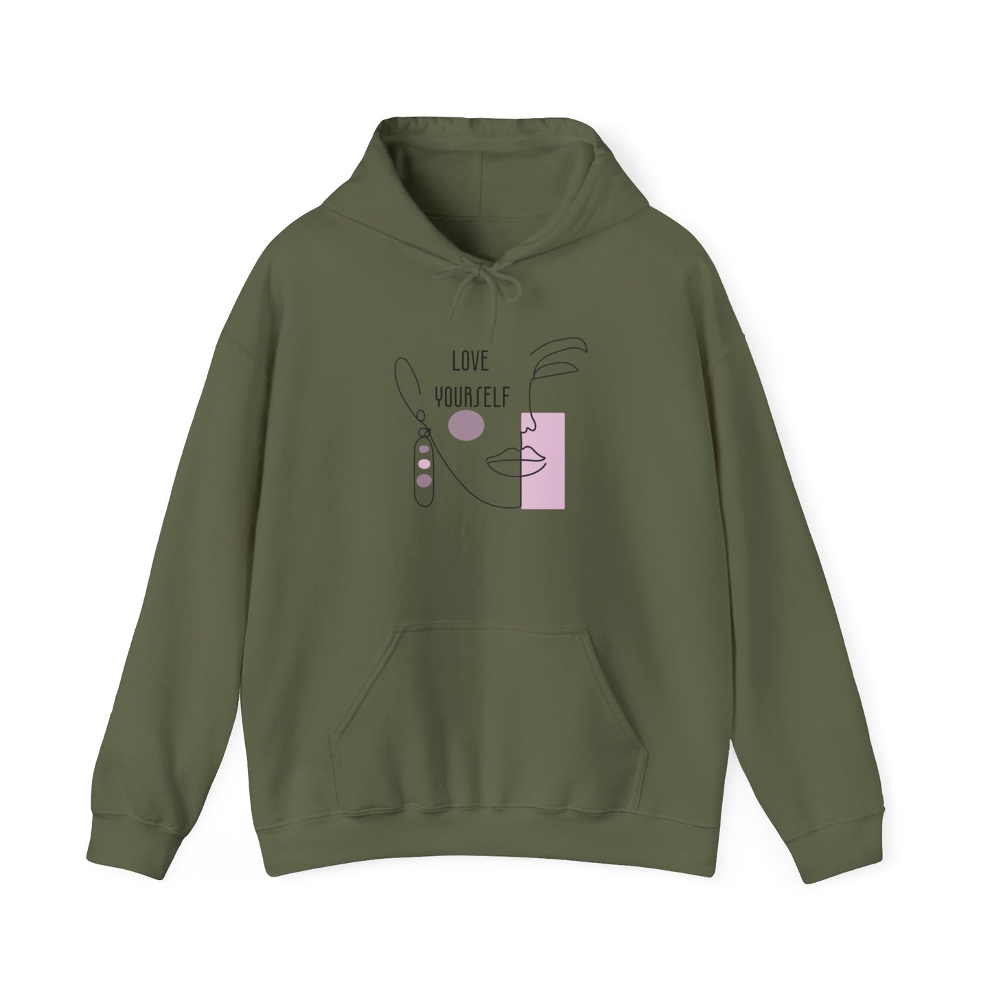 "Love yourself" Hooded Sweatshirt