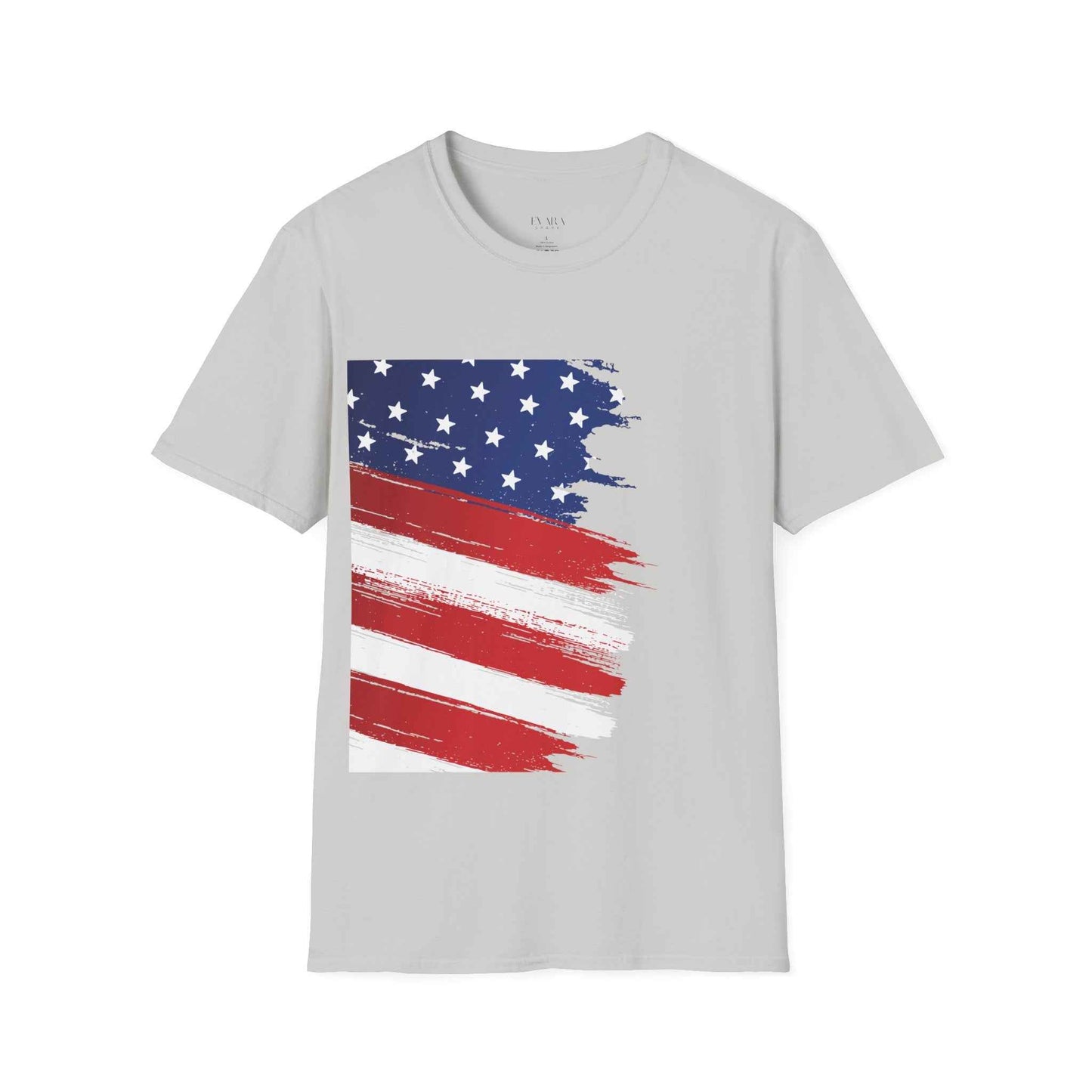 American Flag Brushstroke T-Shirt