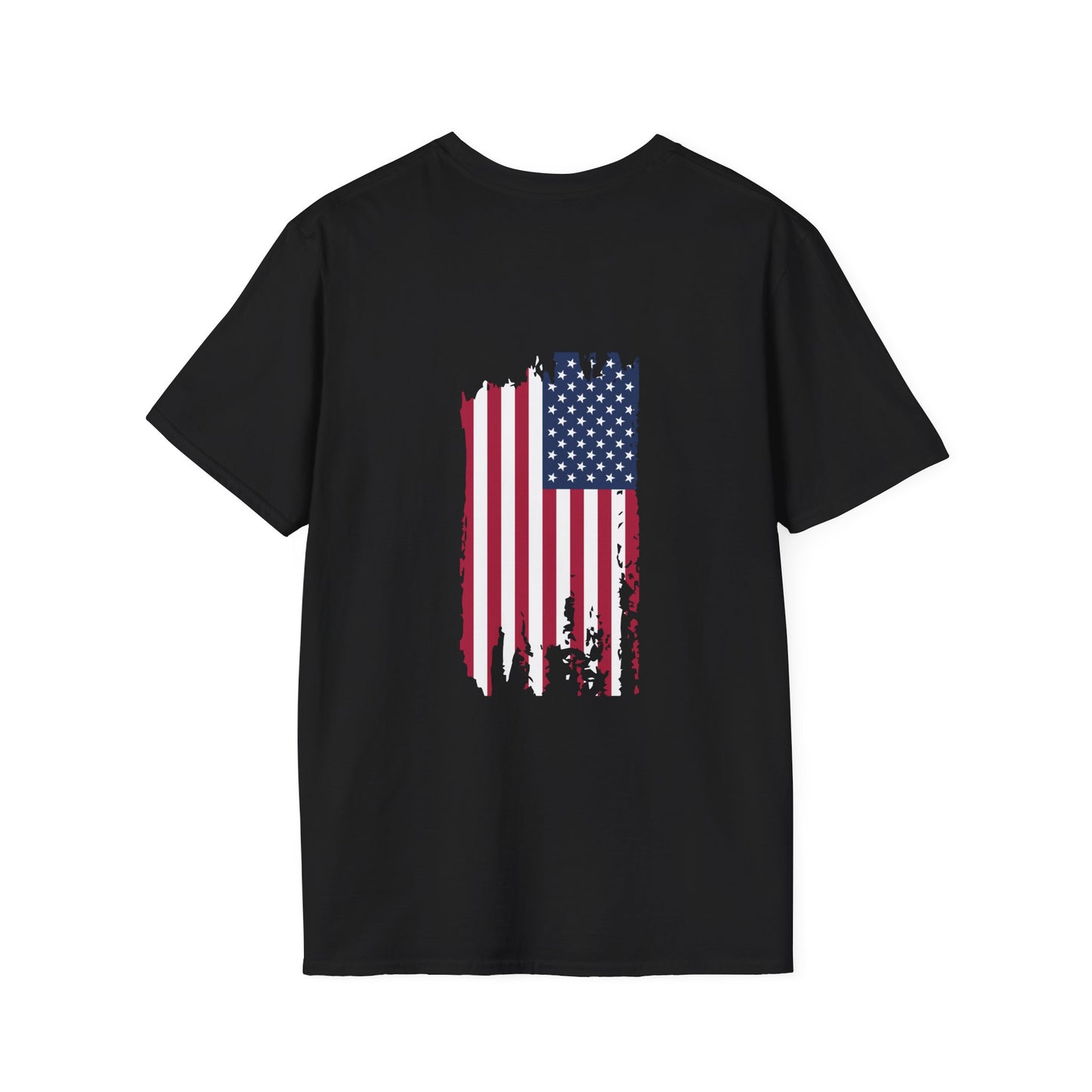 American Flag Eagle T-Shirt- USA Independence Day Patriotic Tee