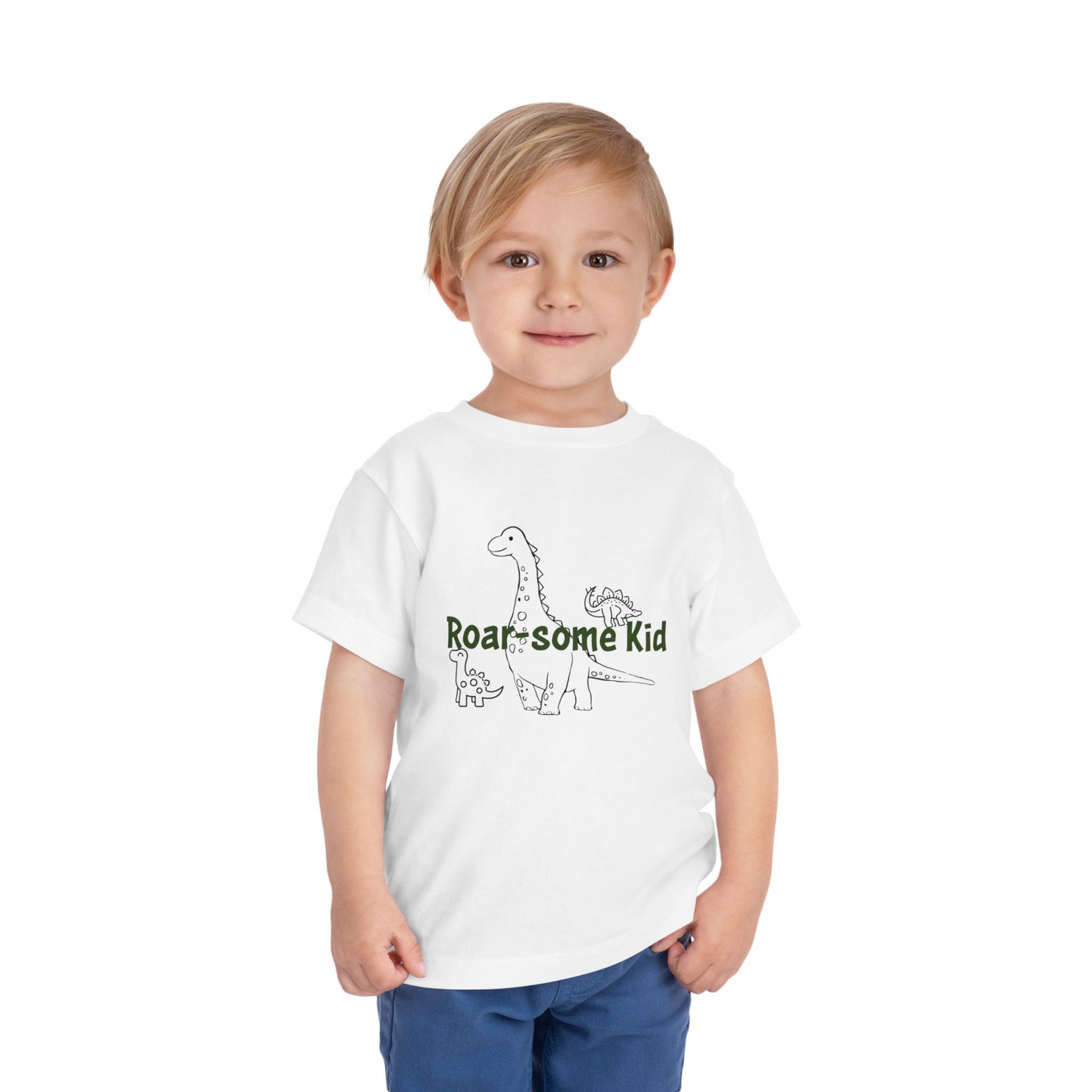 Toddler Short Sleeve Dinosaur Tee