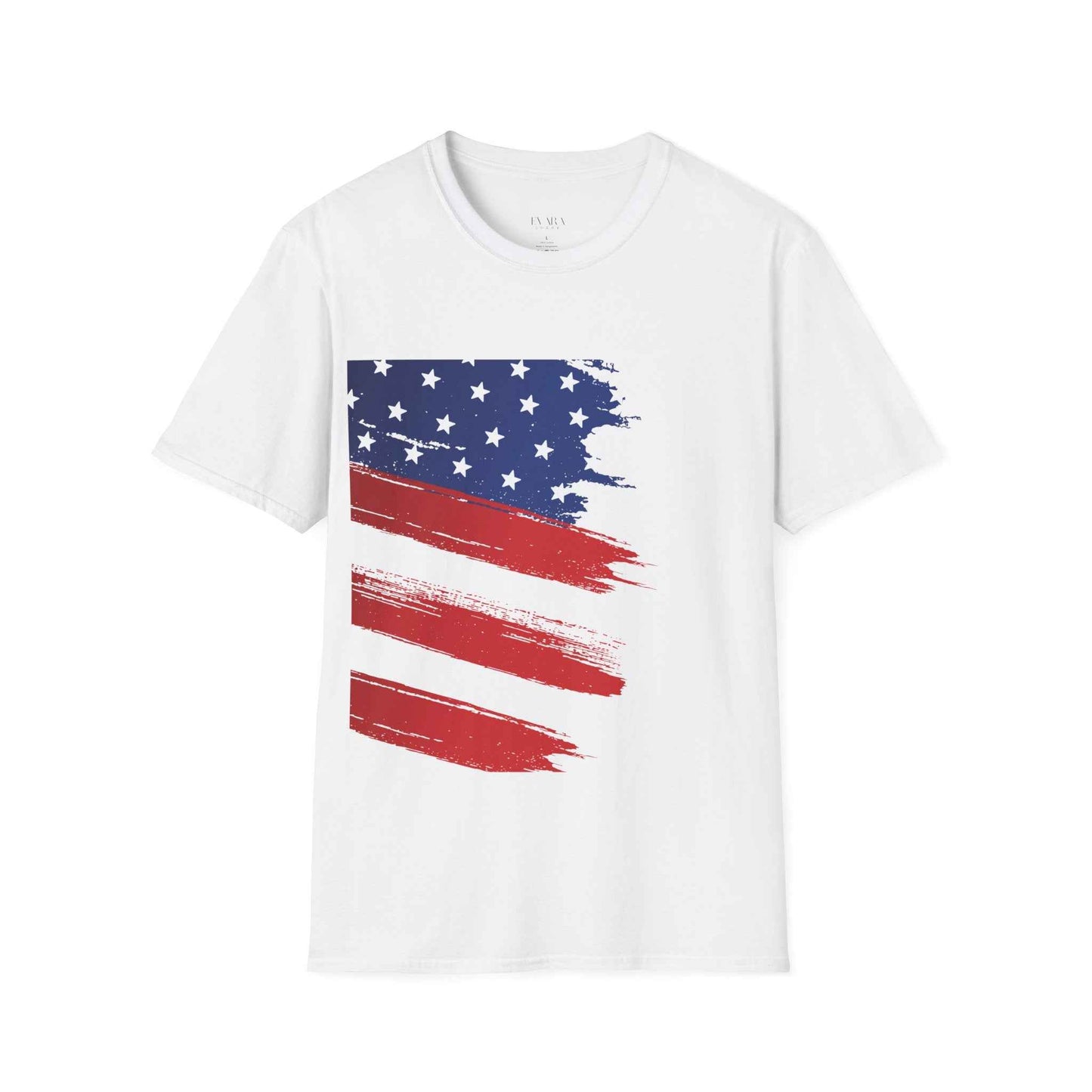 American Flag Brushstroke T-Shirt