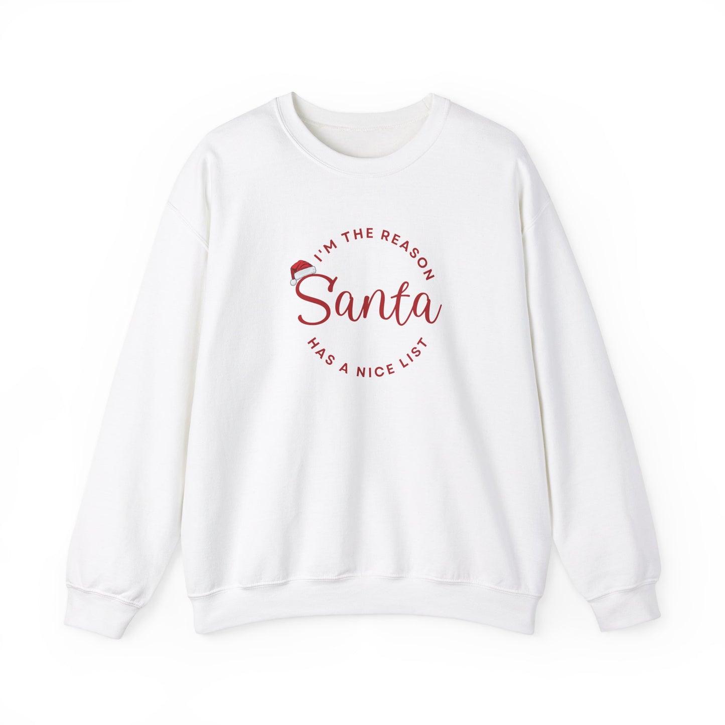 Unisex  Sweatshirt with a "Santa" quote on