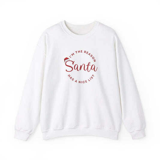 Unisex  Sweatshirt with a "Santa" quote on