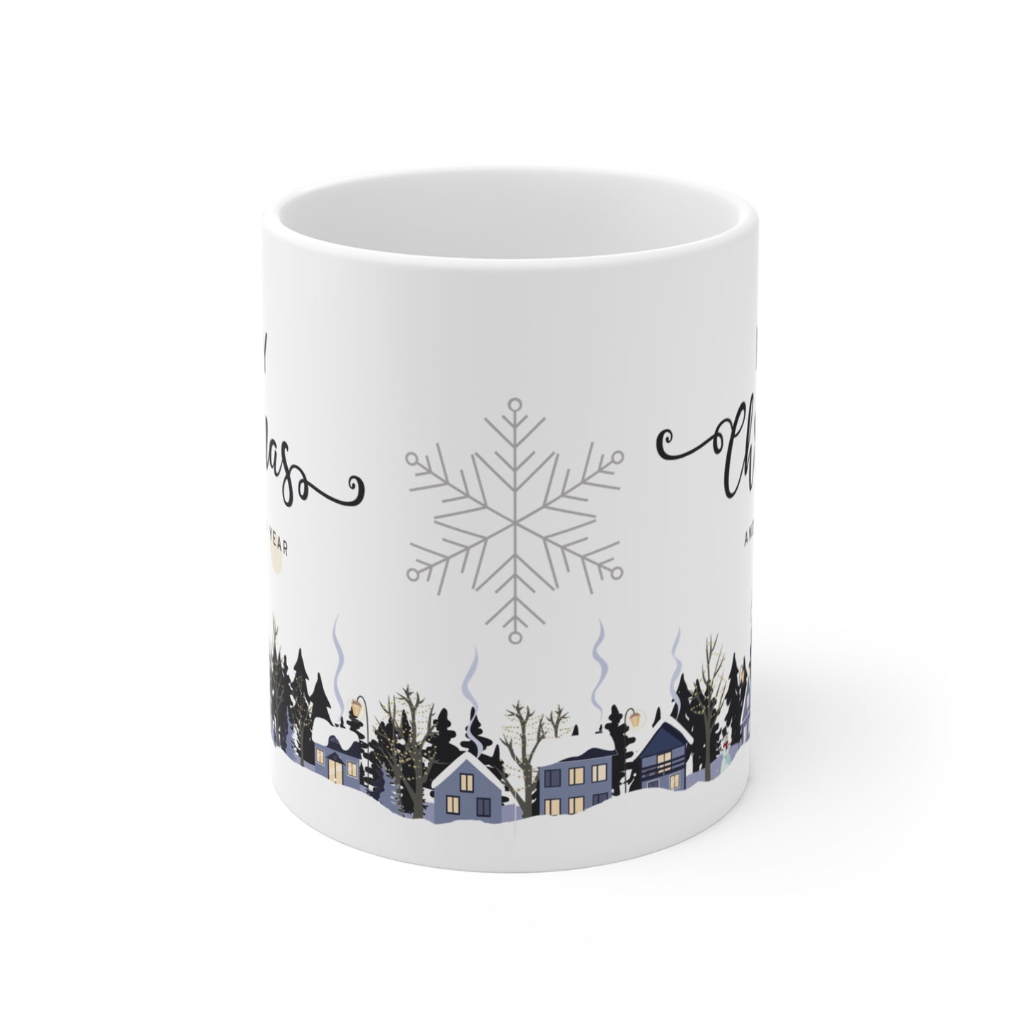 Christmas Mug 11oz - Merry Christmas Design