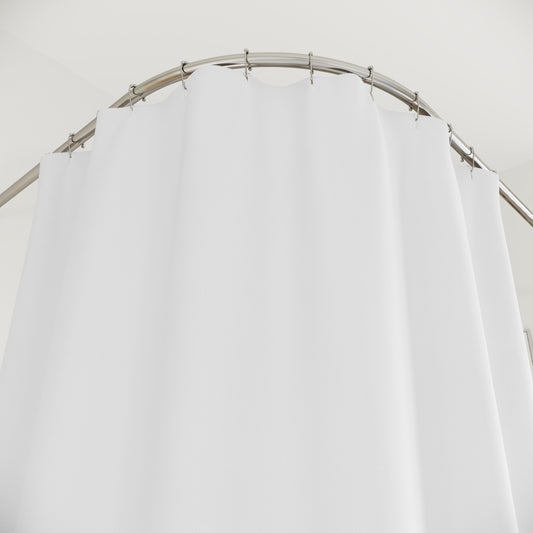 Elegant Red & Burgundy Floral Trim Shower Curtain