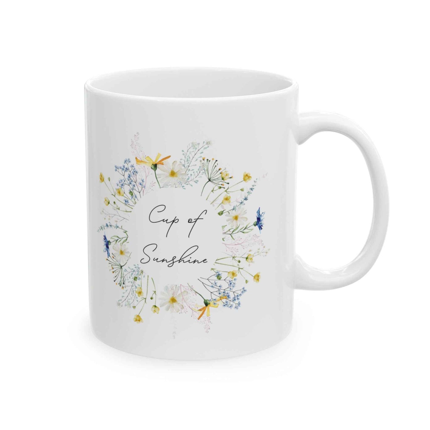 Floral Sunshine Designed Mug