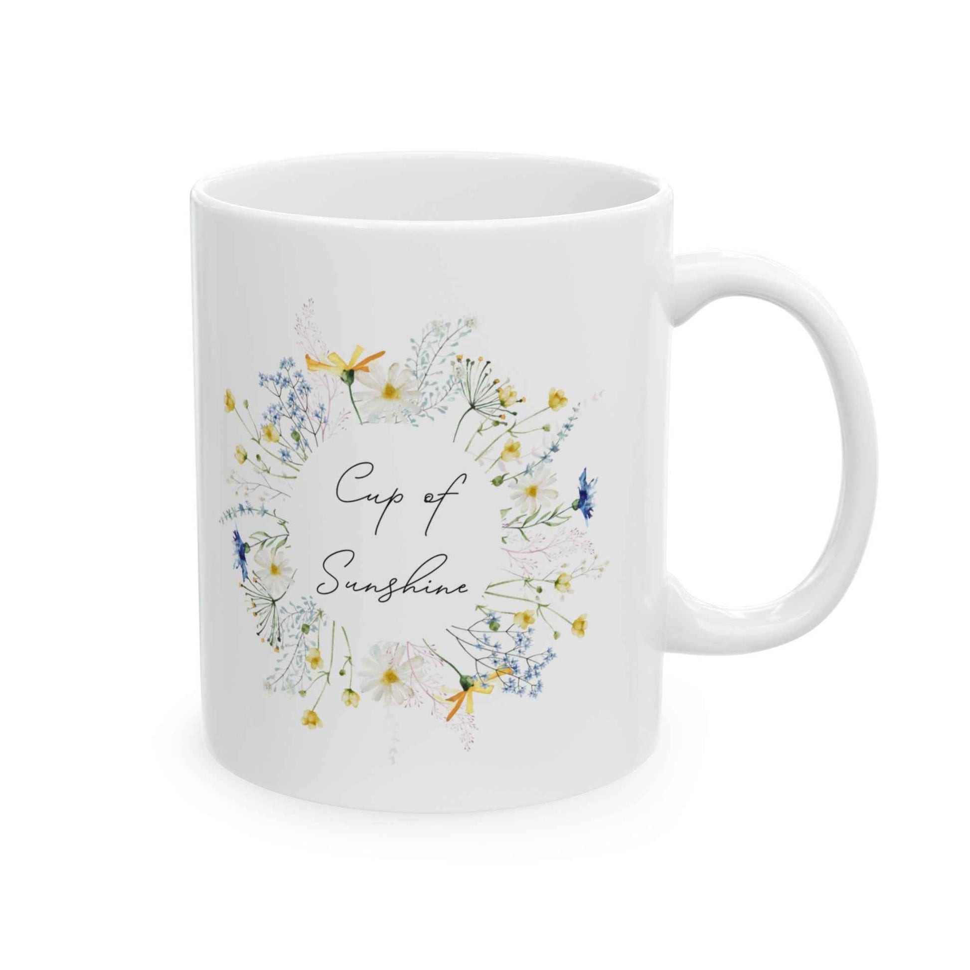 Floral Sunshine Designed Mug