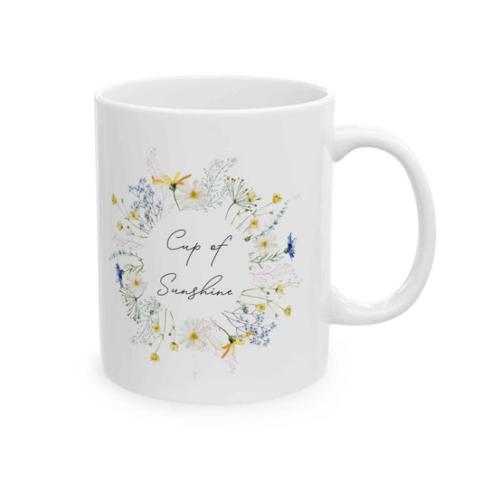 Floral Sunshine Designed Mug