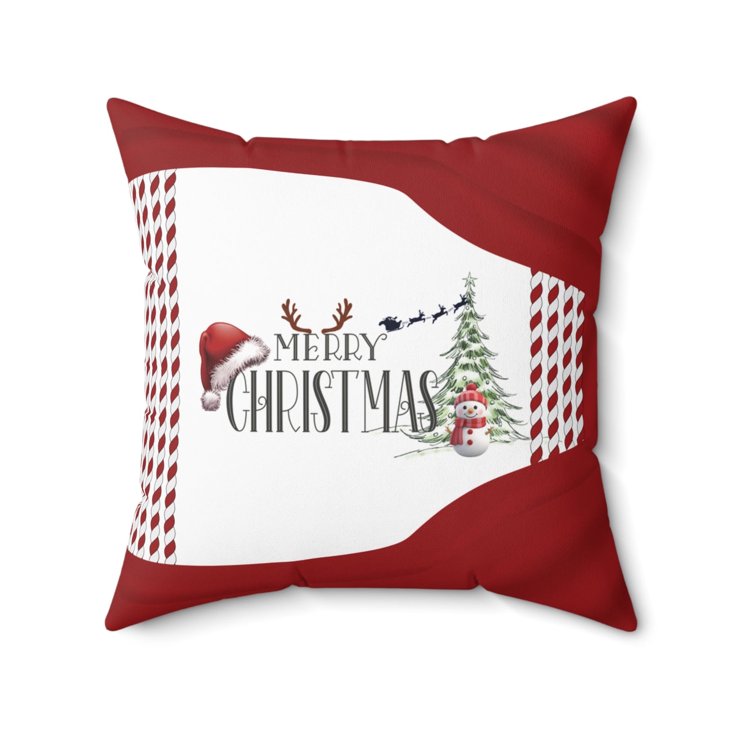 Cozy Christmas Vibes Throw Pillow