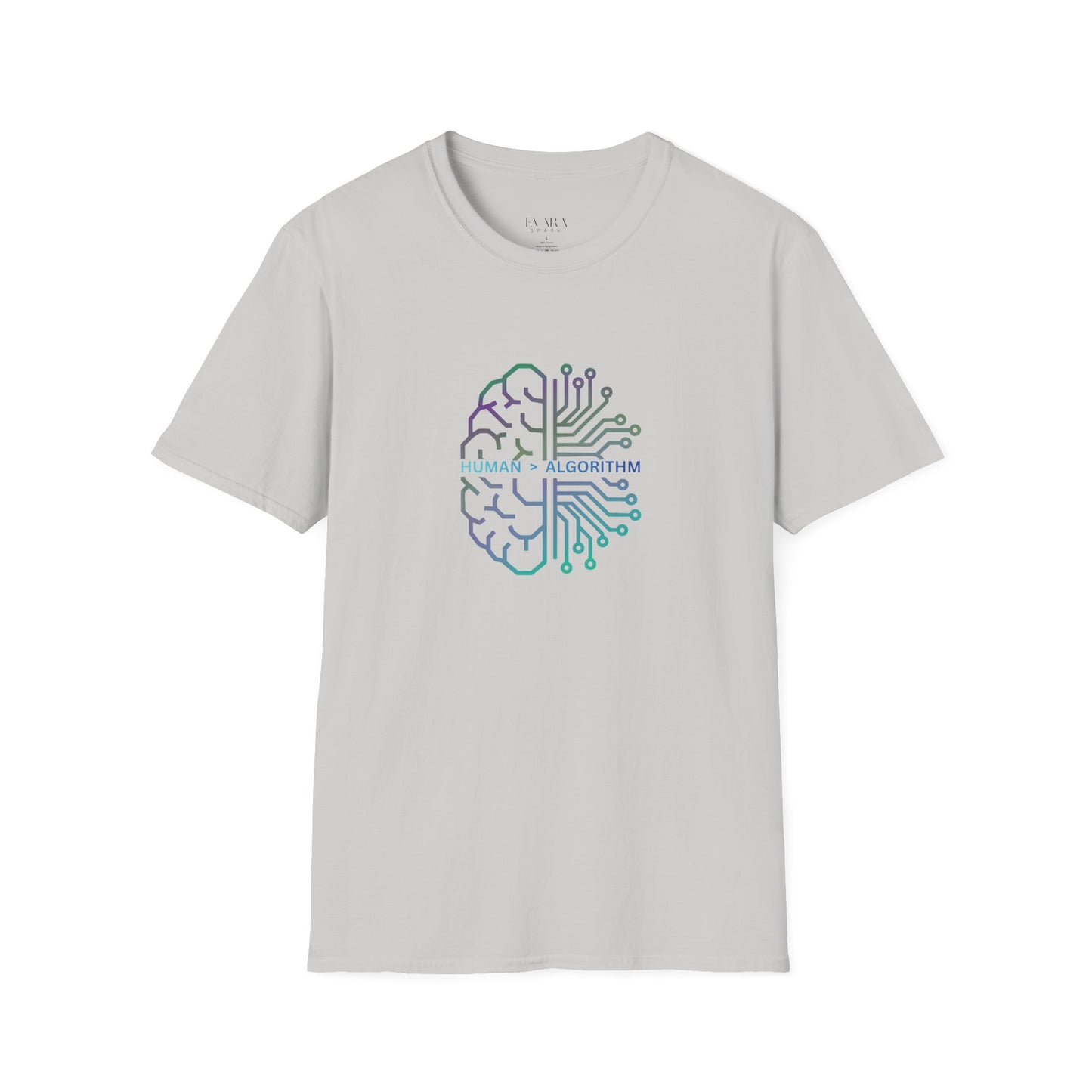 Human > Algorithm Unisex Graphic T-Shirt – Digital Soul Collection