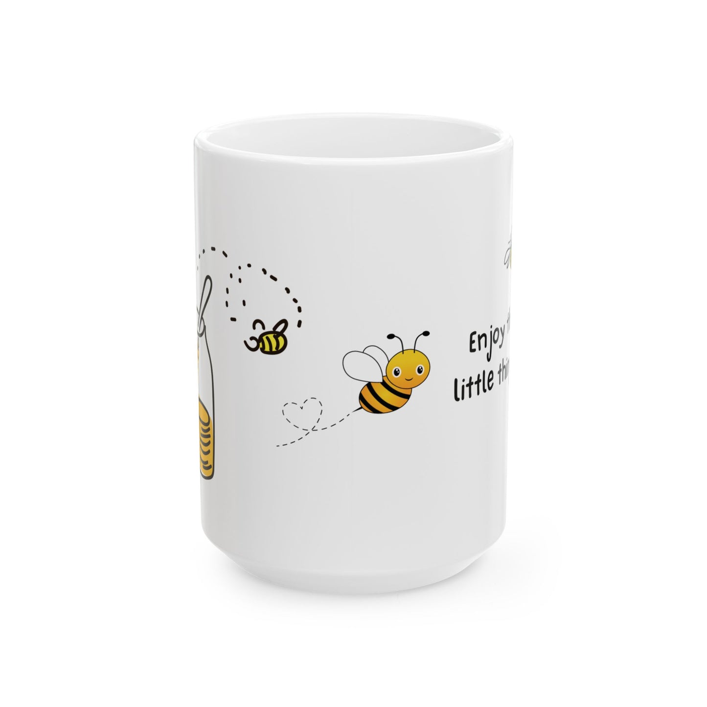 Enjoy Little Things Quote Ceramic Mug