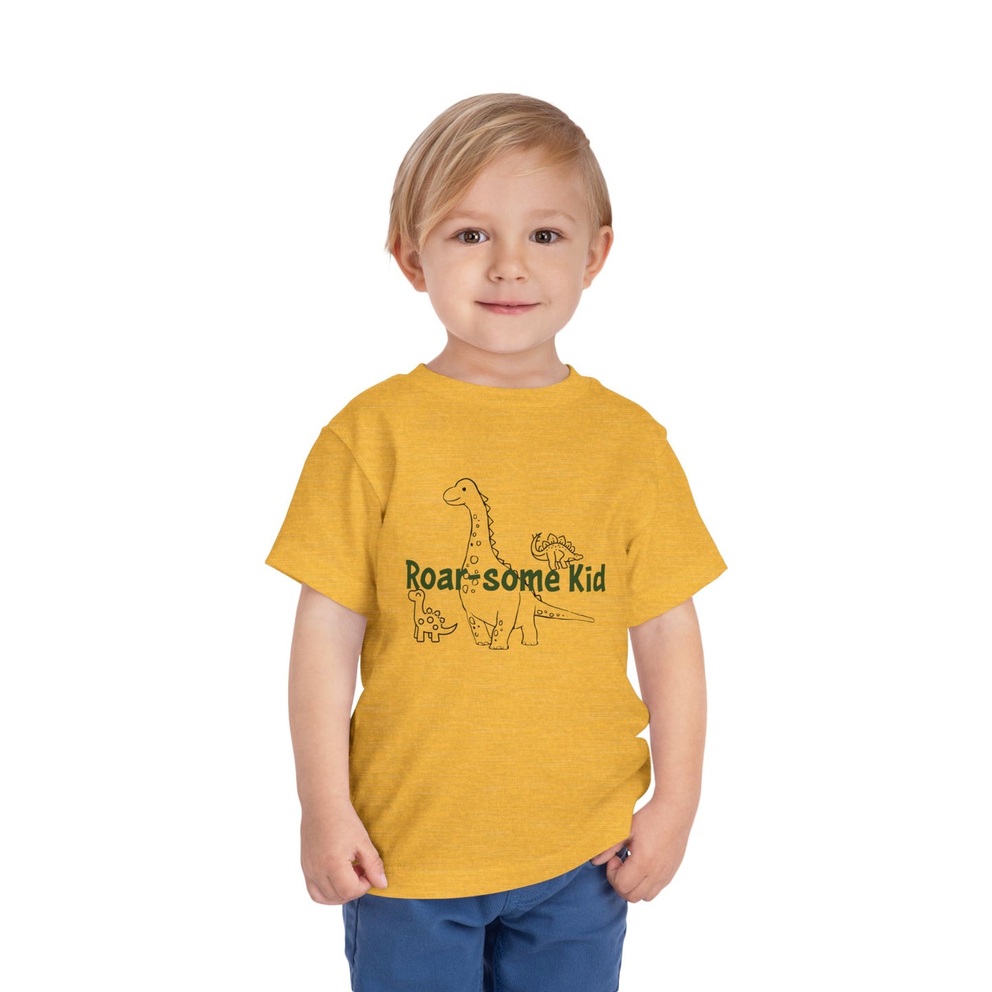 Toddler Short Sleeve Dinosaur Tee