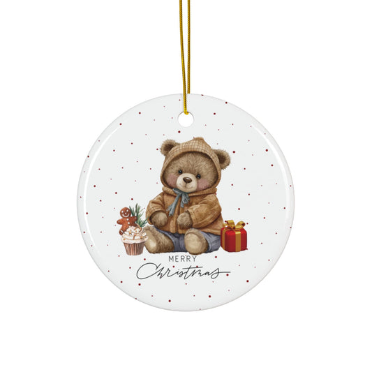 Cute Christmas Wishes Ceramic Ornaments