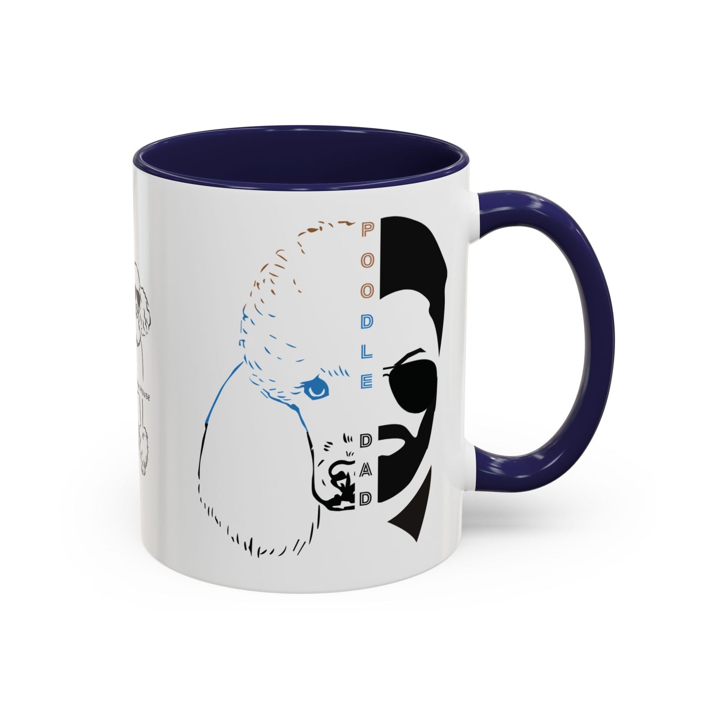 'Poodle Dad' Ceramic Mug