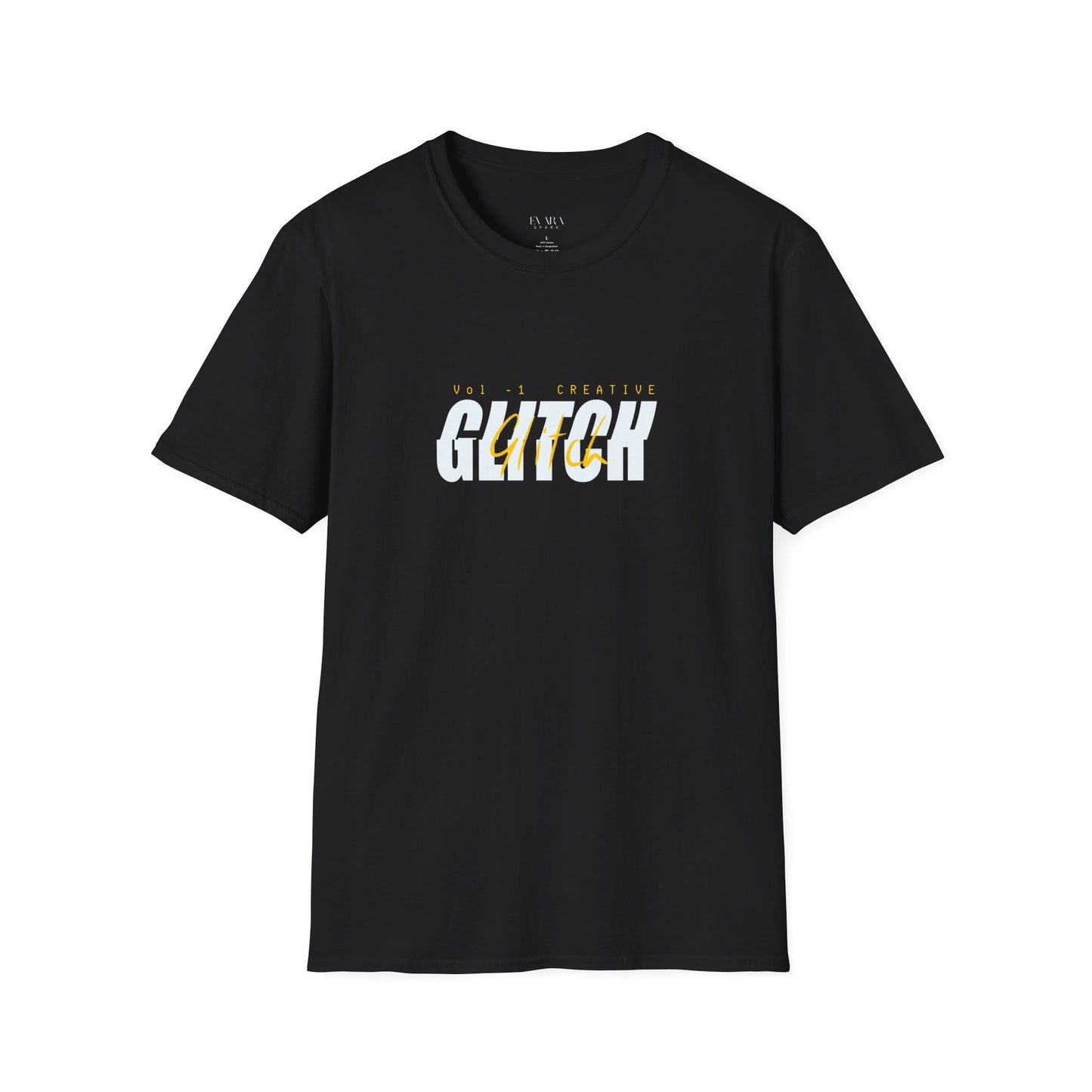 Glitch Graphic T-Shirt-Digital soul