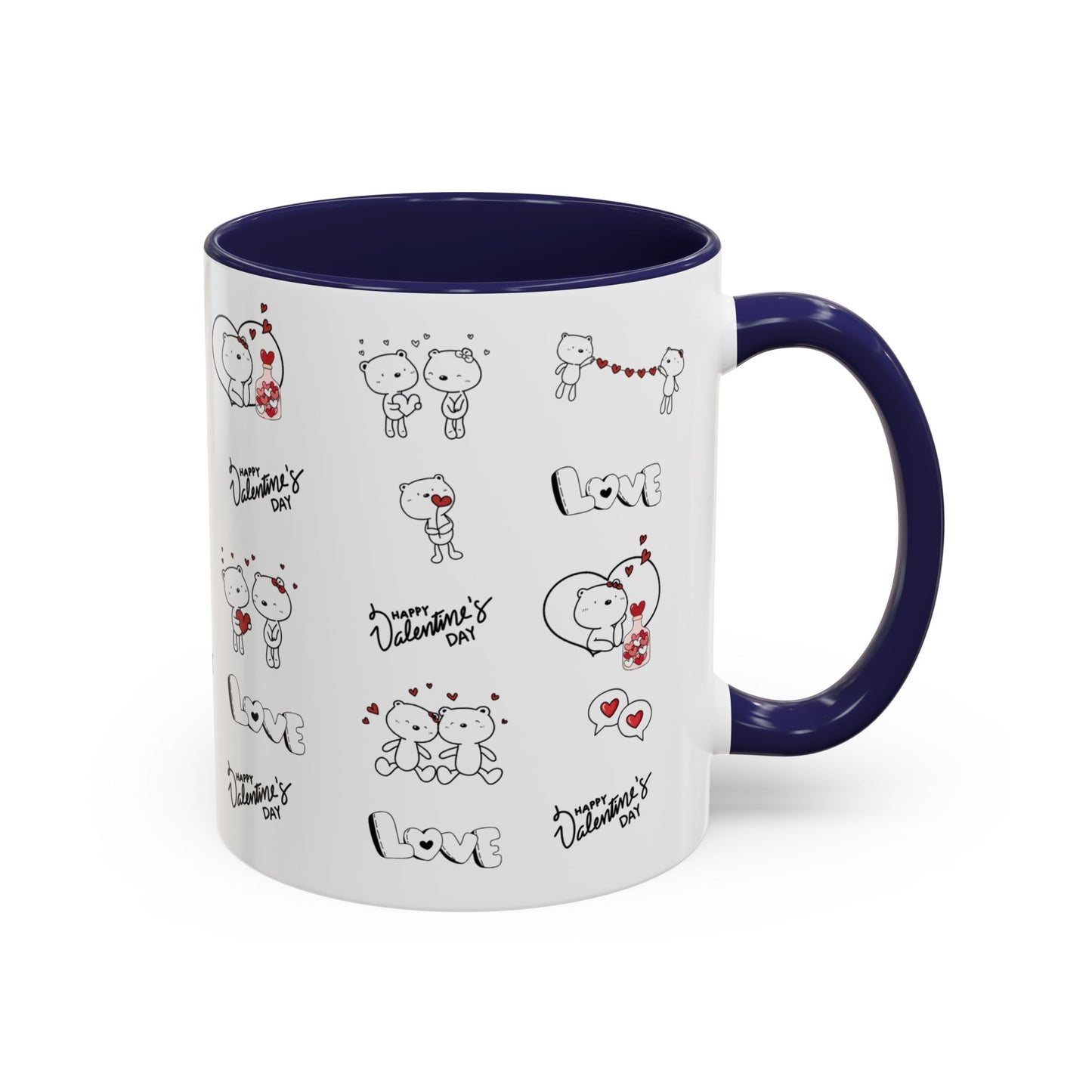 'Sipping on Love' Accent Mug