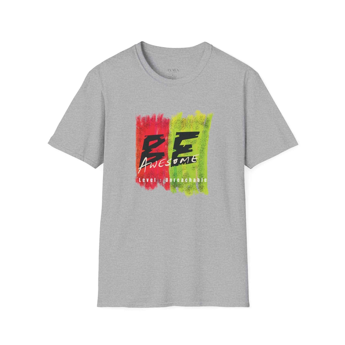 Be Awesome Paint-Stripe T-Shirt