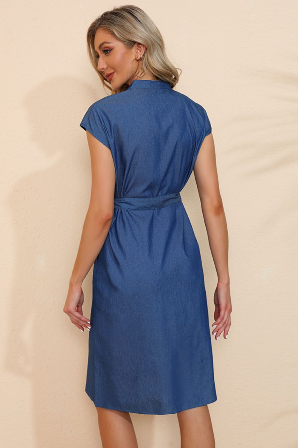 chick style denim dress