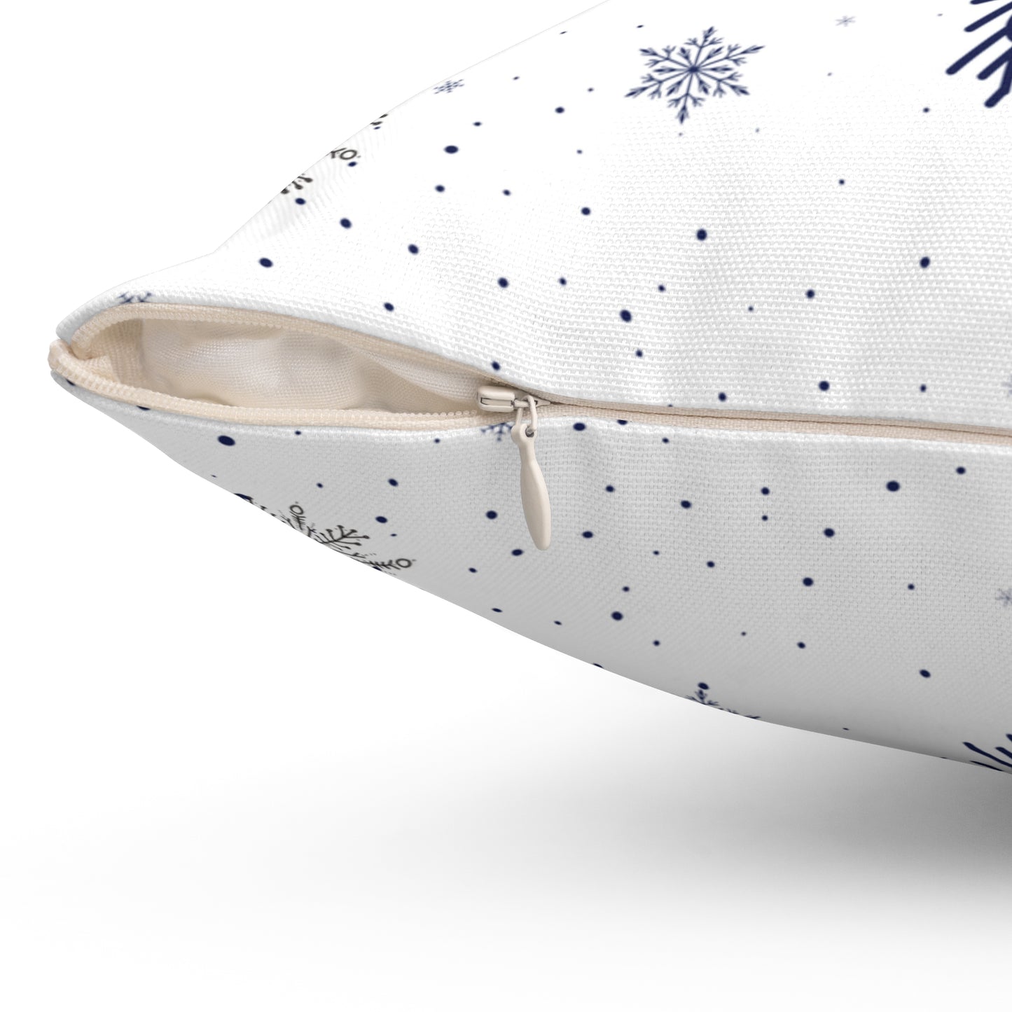 Magical Snowflakes: Festive Cushion for Winter Bliss