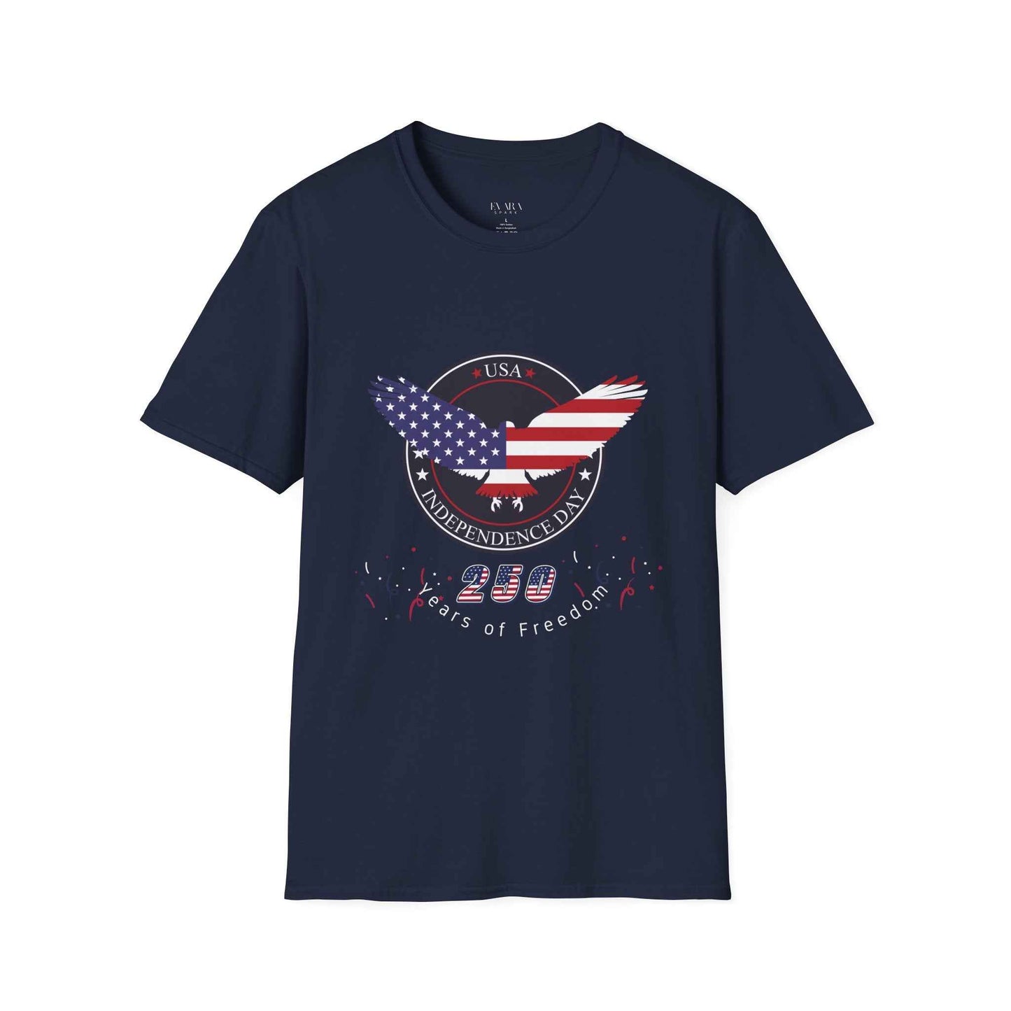 American Flag Eagle T-Shirt- USA Independence Day Patriotic Tee