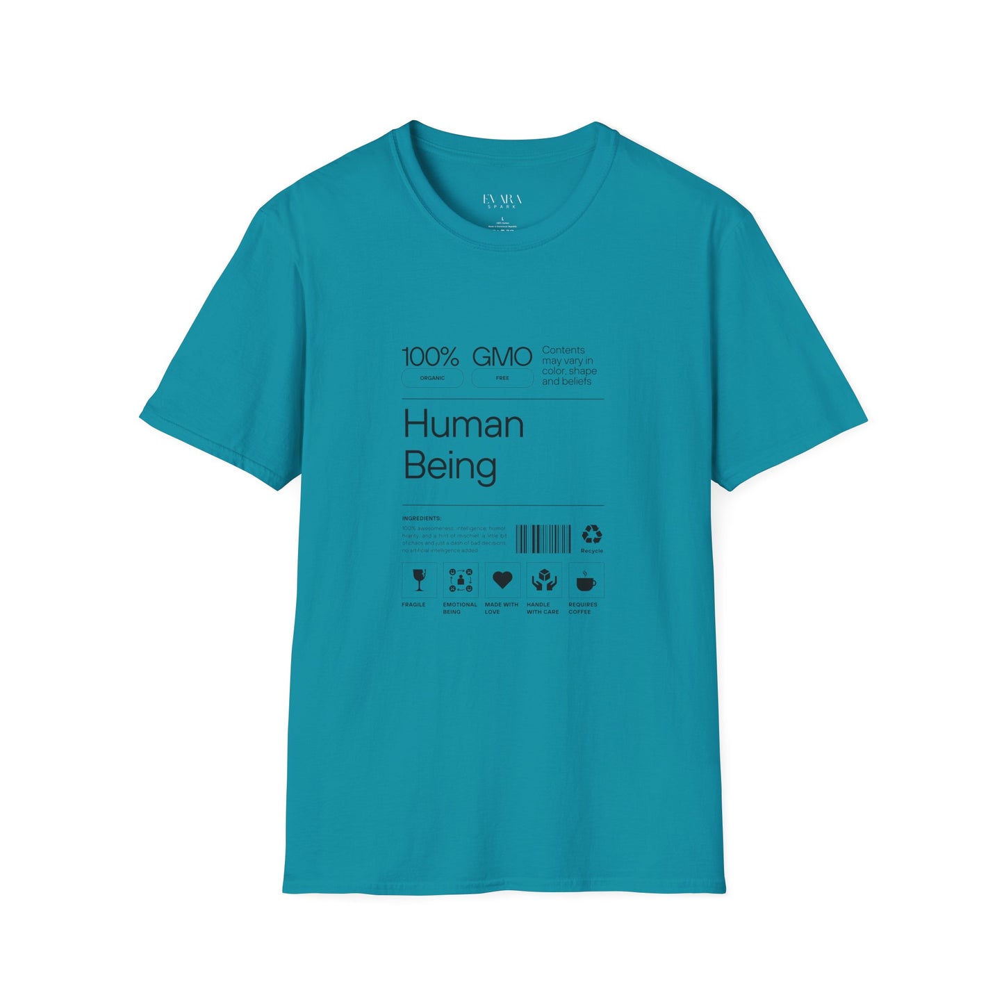 Human Being” unisex t-shirt – humorous graphic tee for daily wear