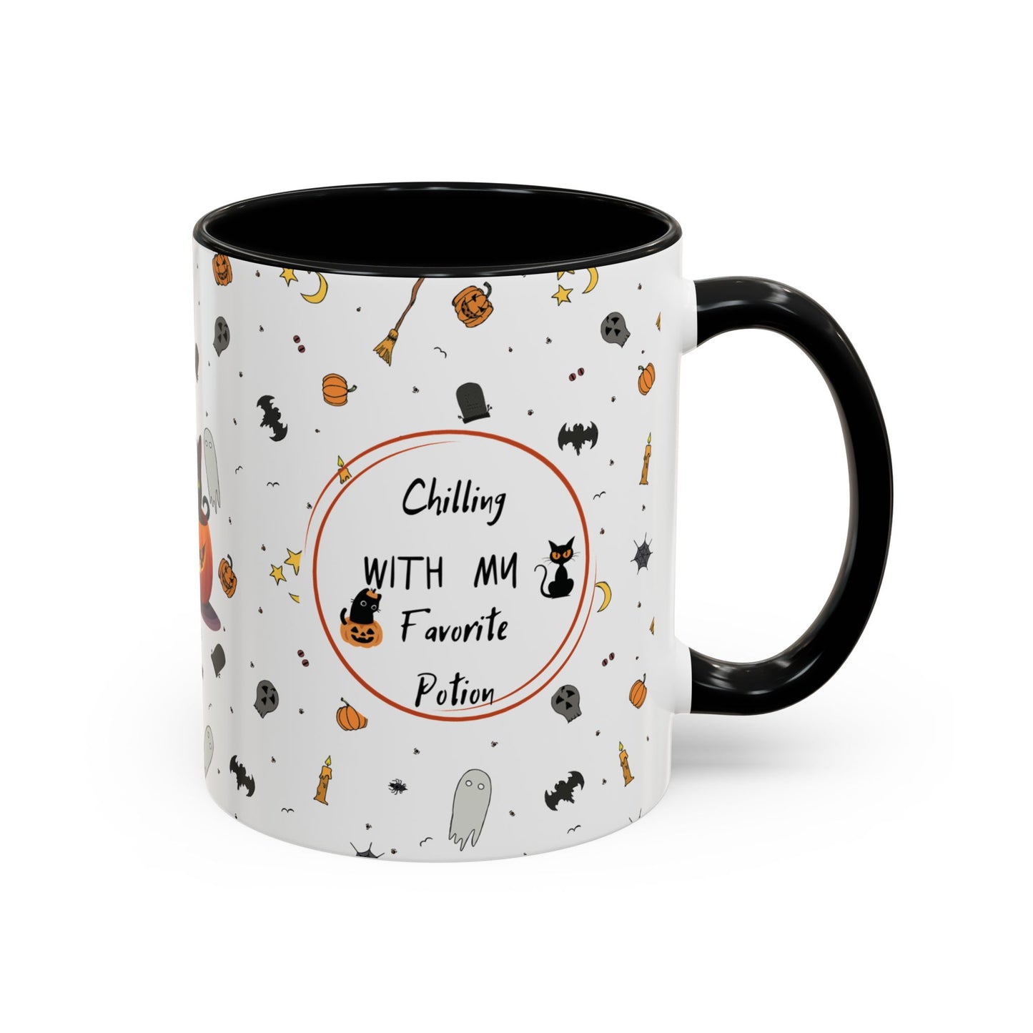 'Chilling with my favorite potion' mug (11, 15oz)