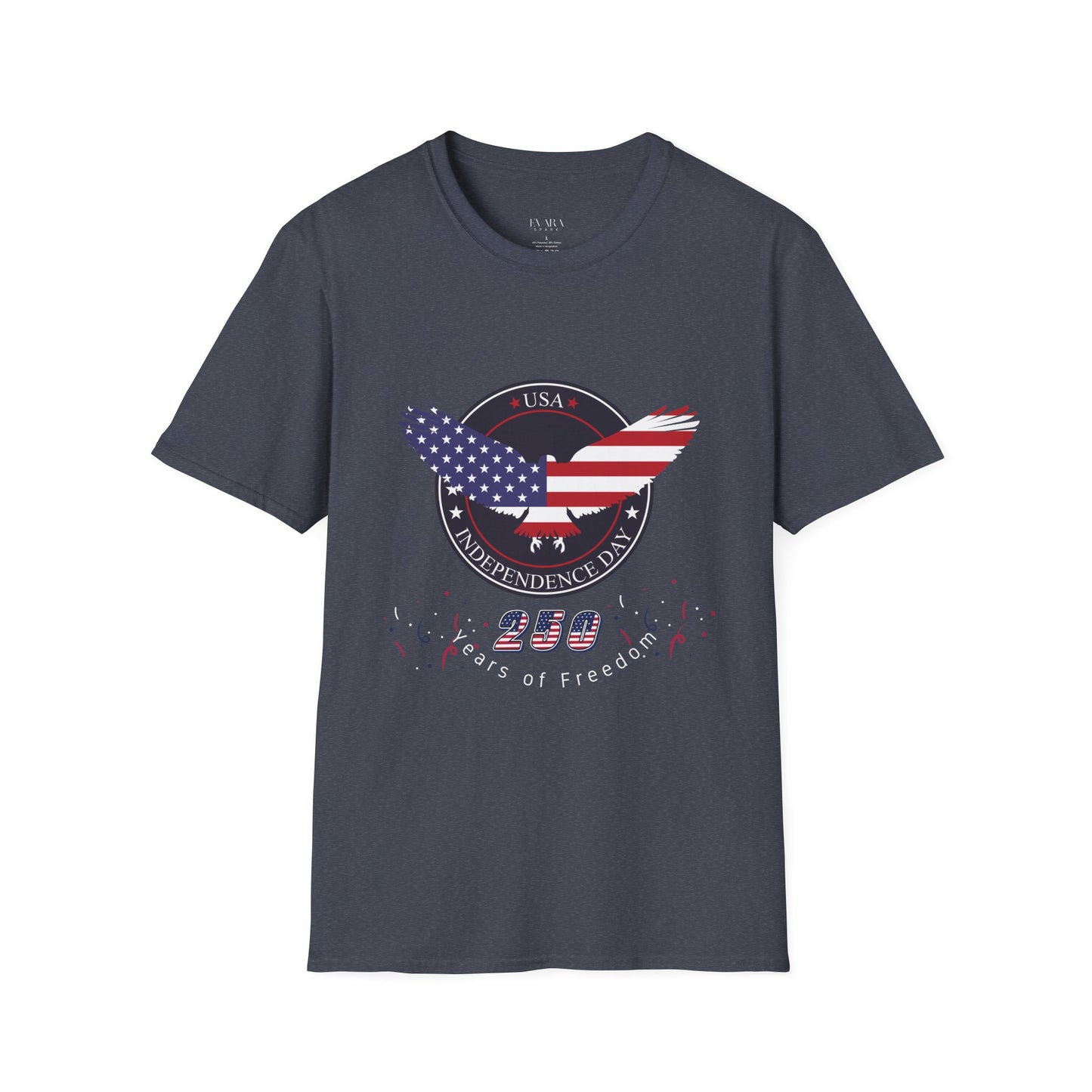 American Flag Eagle T-Shirt- USA Independence Day Patriotic Tee