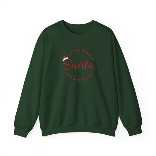 Unisex Sweatshirt with a "Santa" quote on