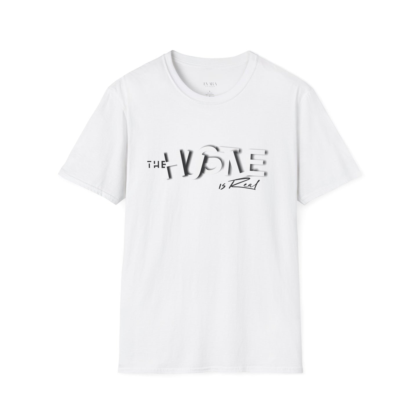 The 'HUSTLE Is Real' T-Shirt for Men-Soft style Cotton Graphic Tee