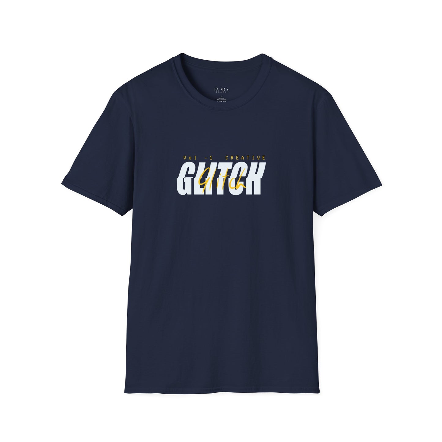 Glitch Graphic T-Shirt-Digital soul